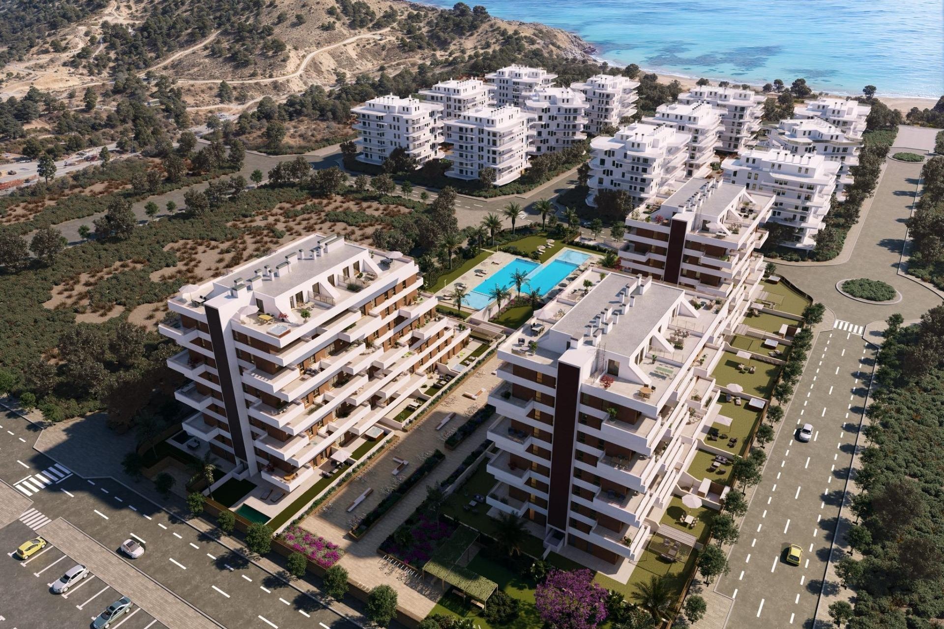 Nowy budynek - Ground floor apartment -
Villajoyosa - Playa del Torres