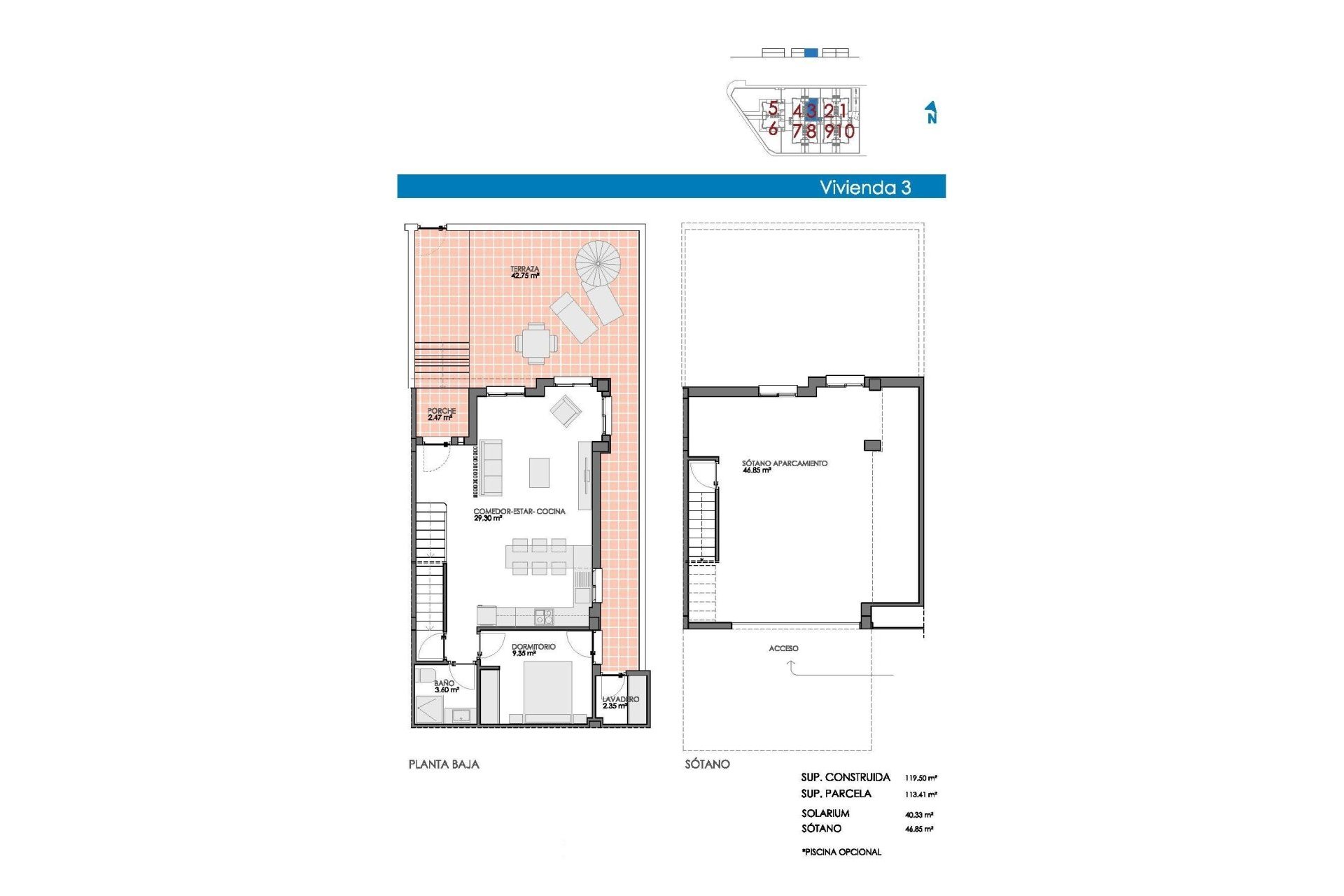 Nowy budynek - Quad House -
Bigastro - pueblo