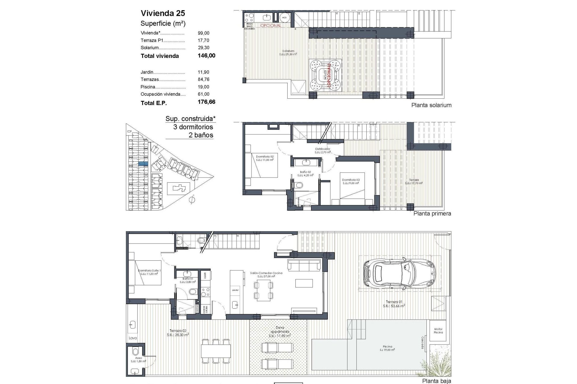 Nowy budynek - Quad House -
Los Alcazares - Serena Golf