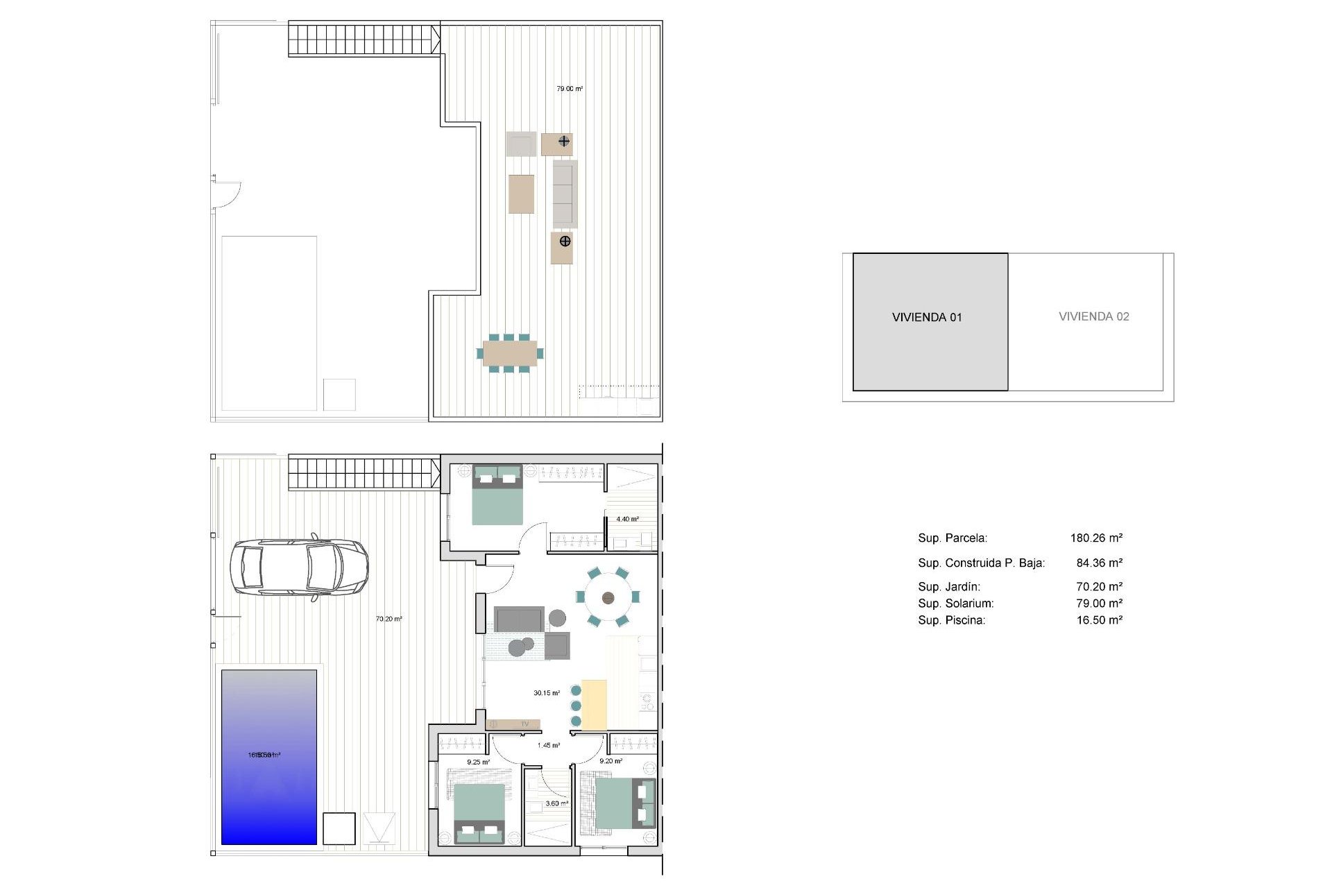 Nowy budynek - Quad House -
Torre Pacheco - pueblo