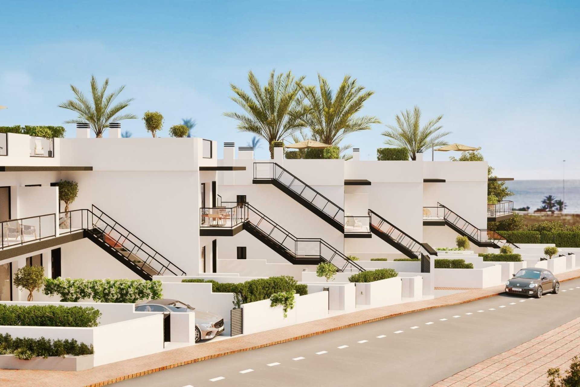 Nowy budynek - Top Floor Bungalow -
Puerto de Mazarron - Playa Negra