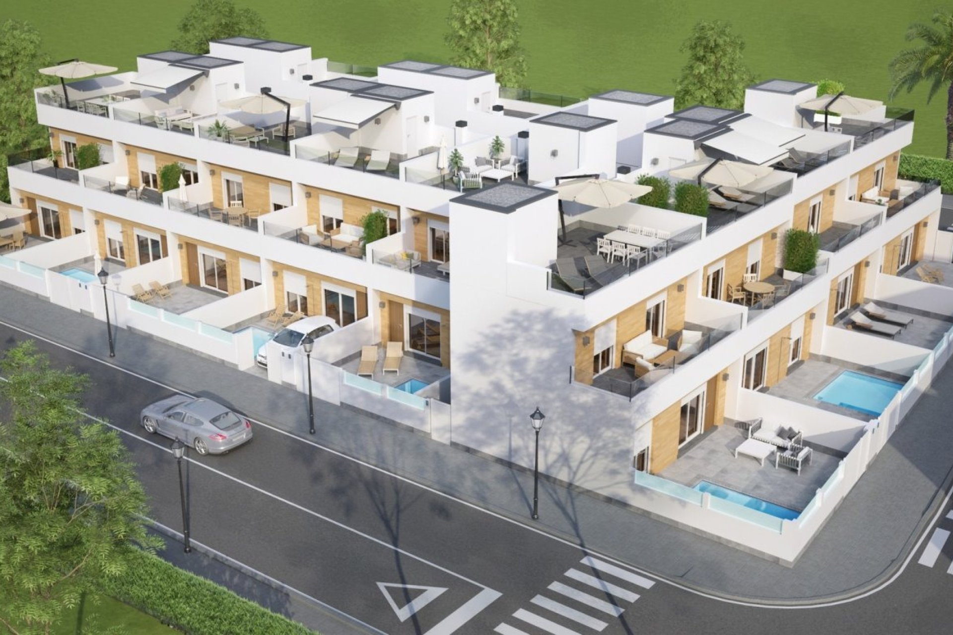 Nowy budynek - Town House -
Avileses