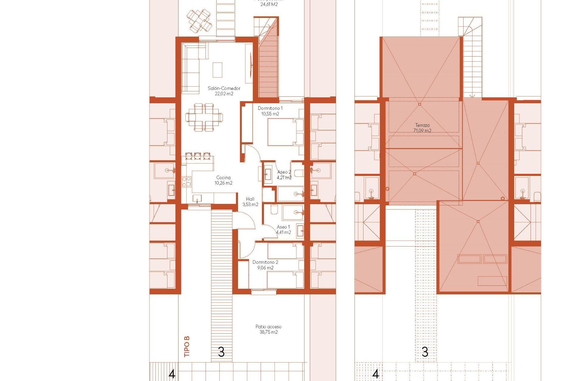 Nowy budynek - Town House -
Banos y Mendigo - Altaona Golf