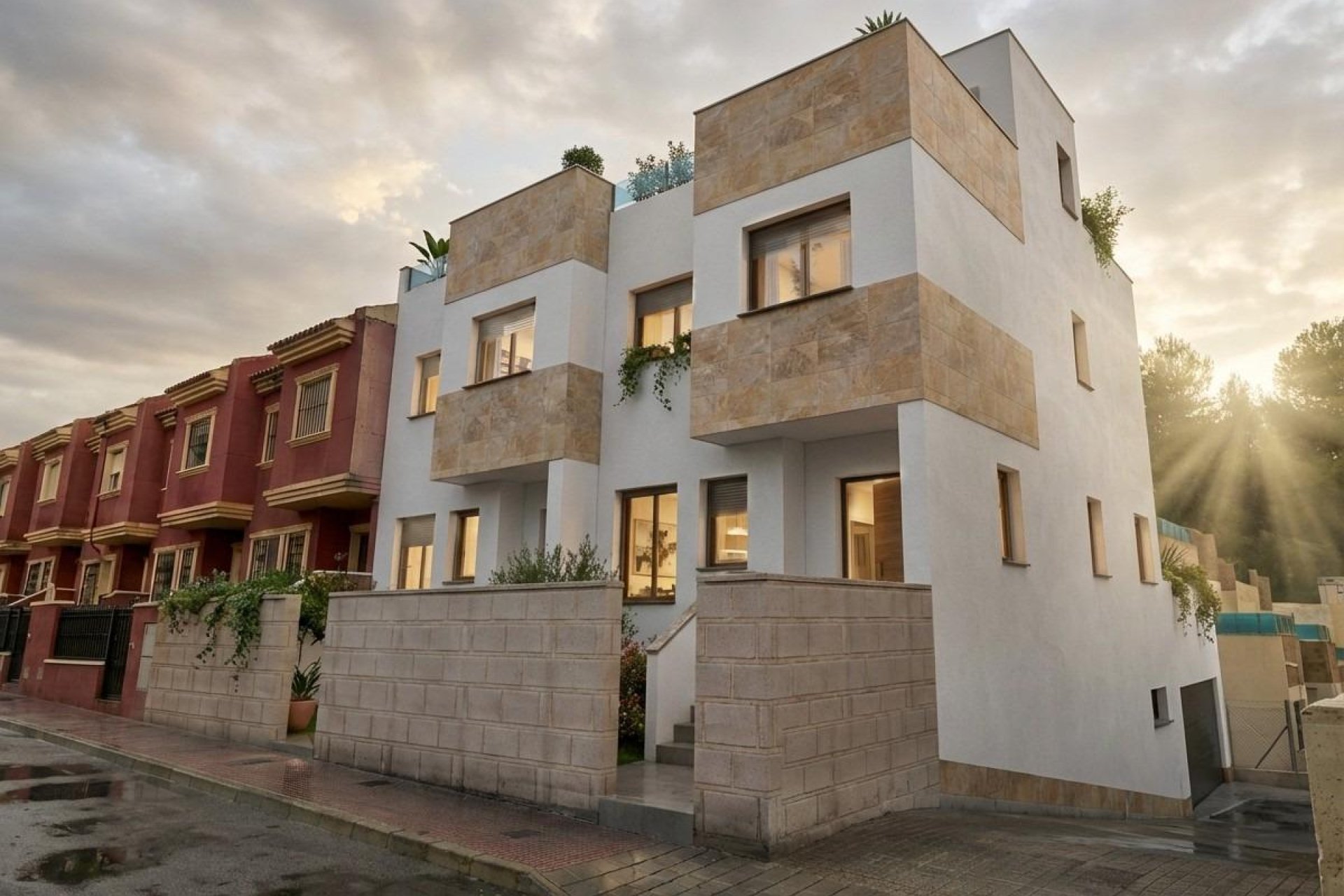 Nowy budynek - Town House -
Bigastro - pueblo