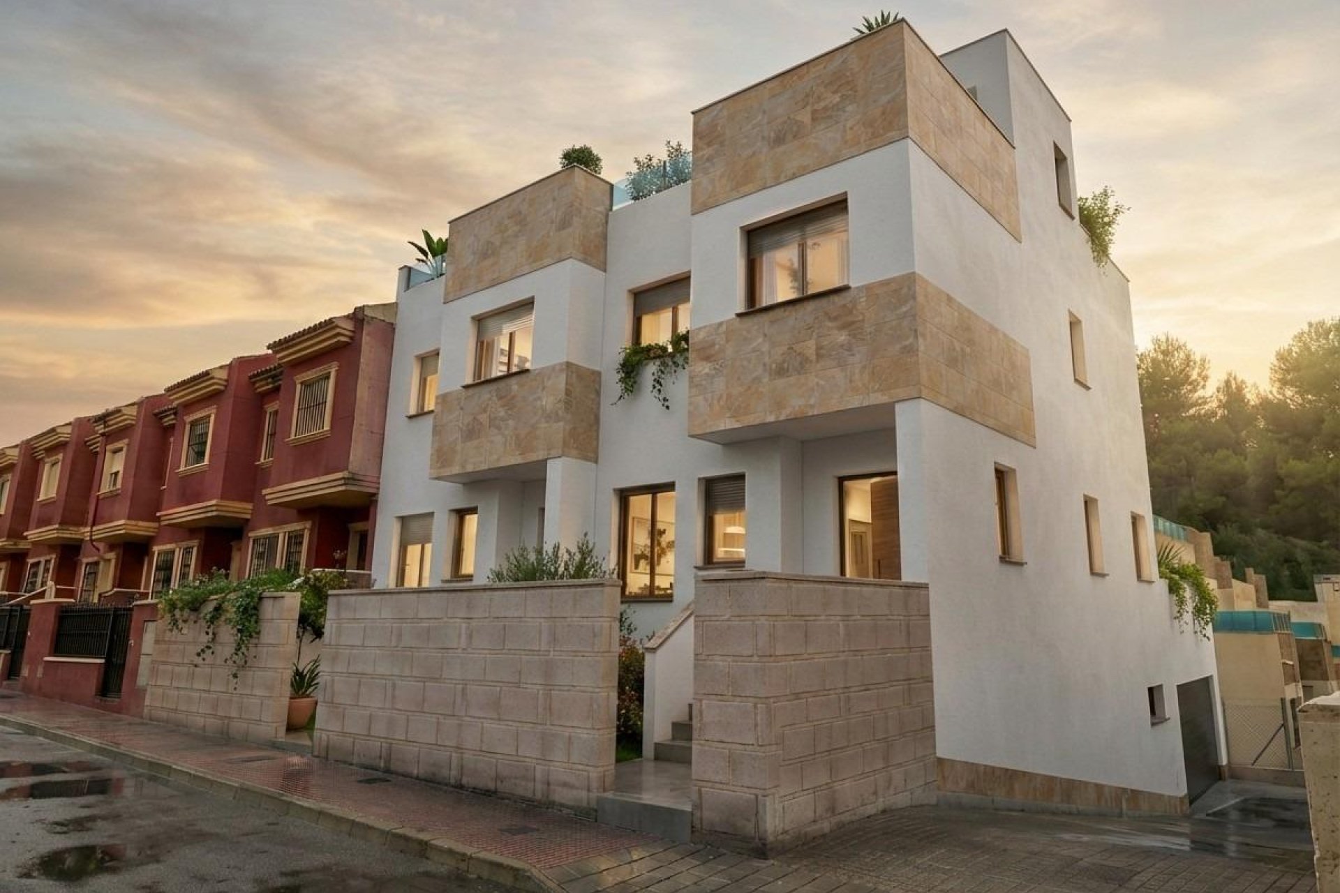 Nowy budynek - Town House -
Bigastro - pueblo