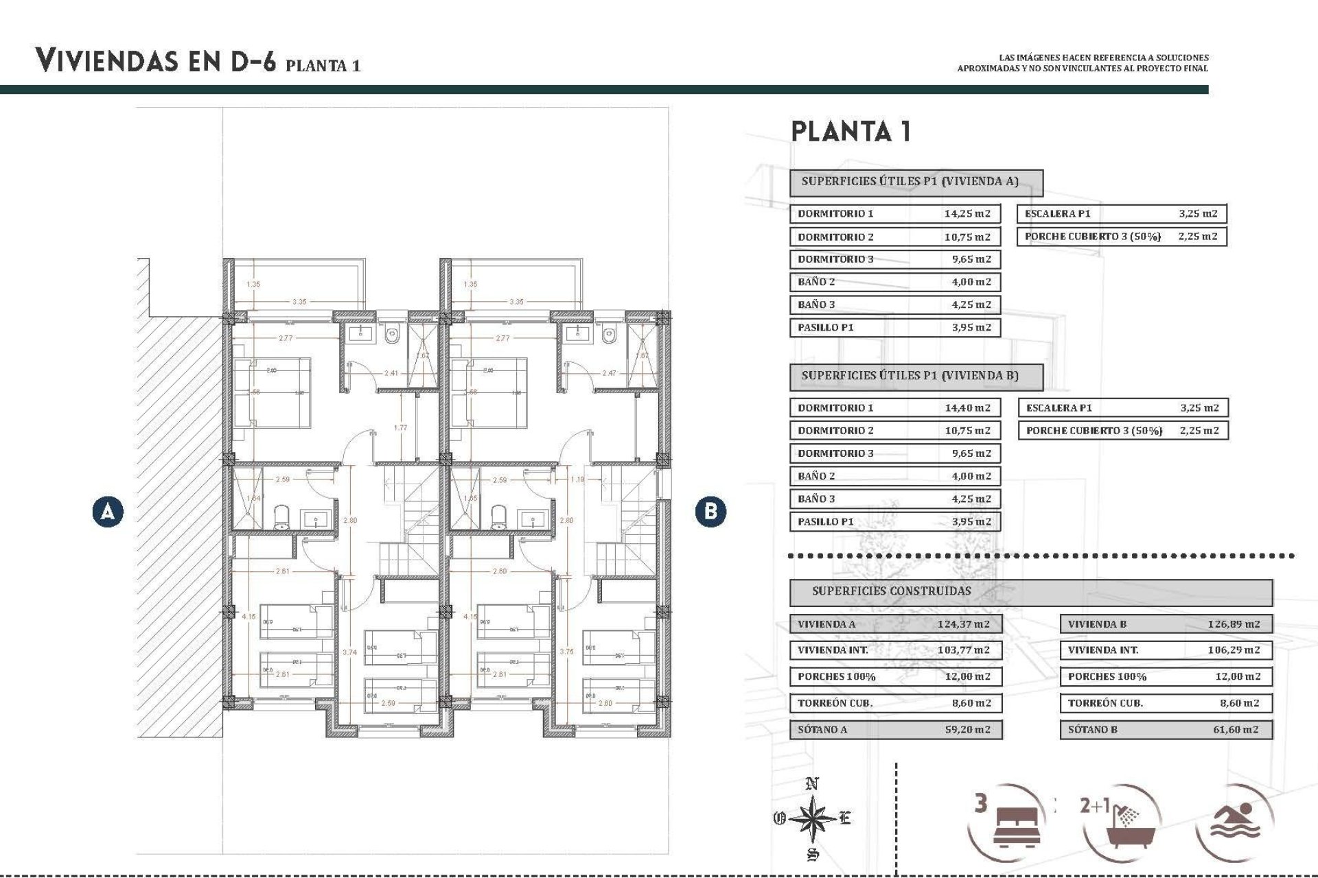 Nowy budynek - Town House -
Bigastro - pueblo