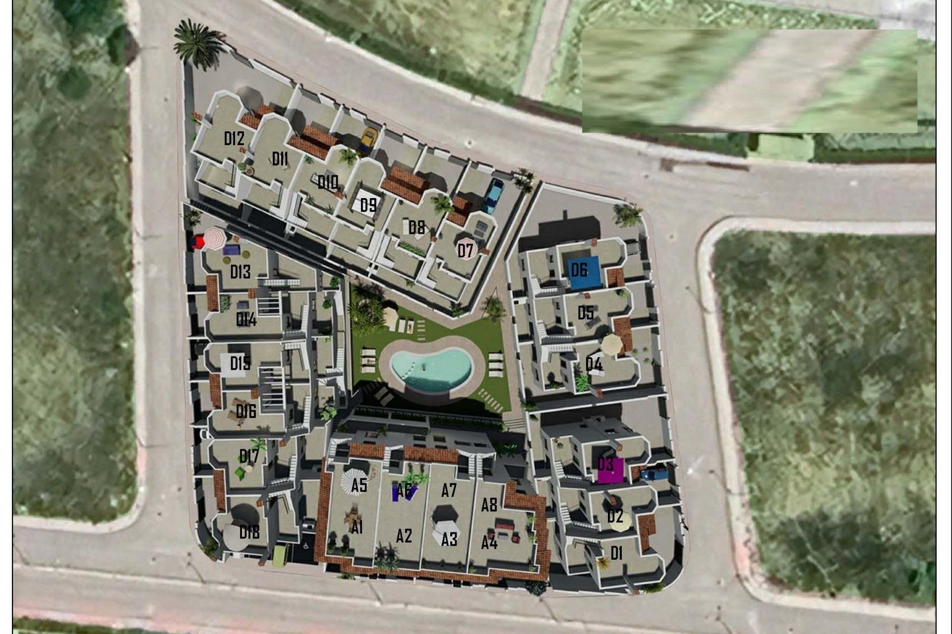 Nowy budynek - Town House -
Cox - San Fernando