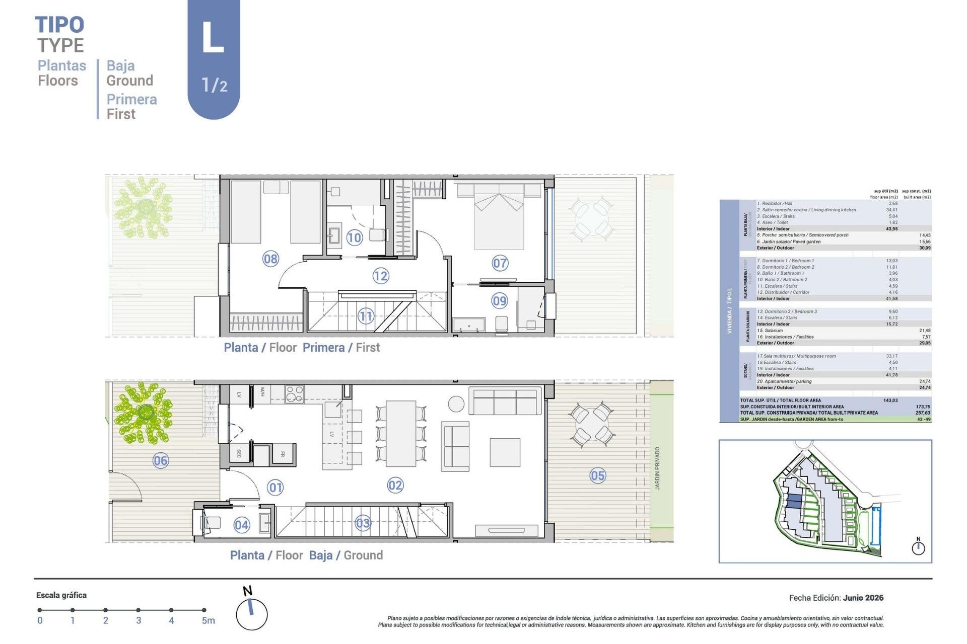 Nowy budynek - Town House -
El Campello - Platja de L´Amerador