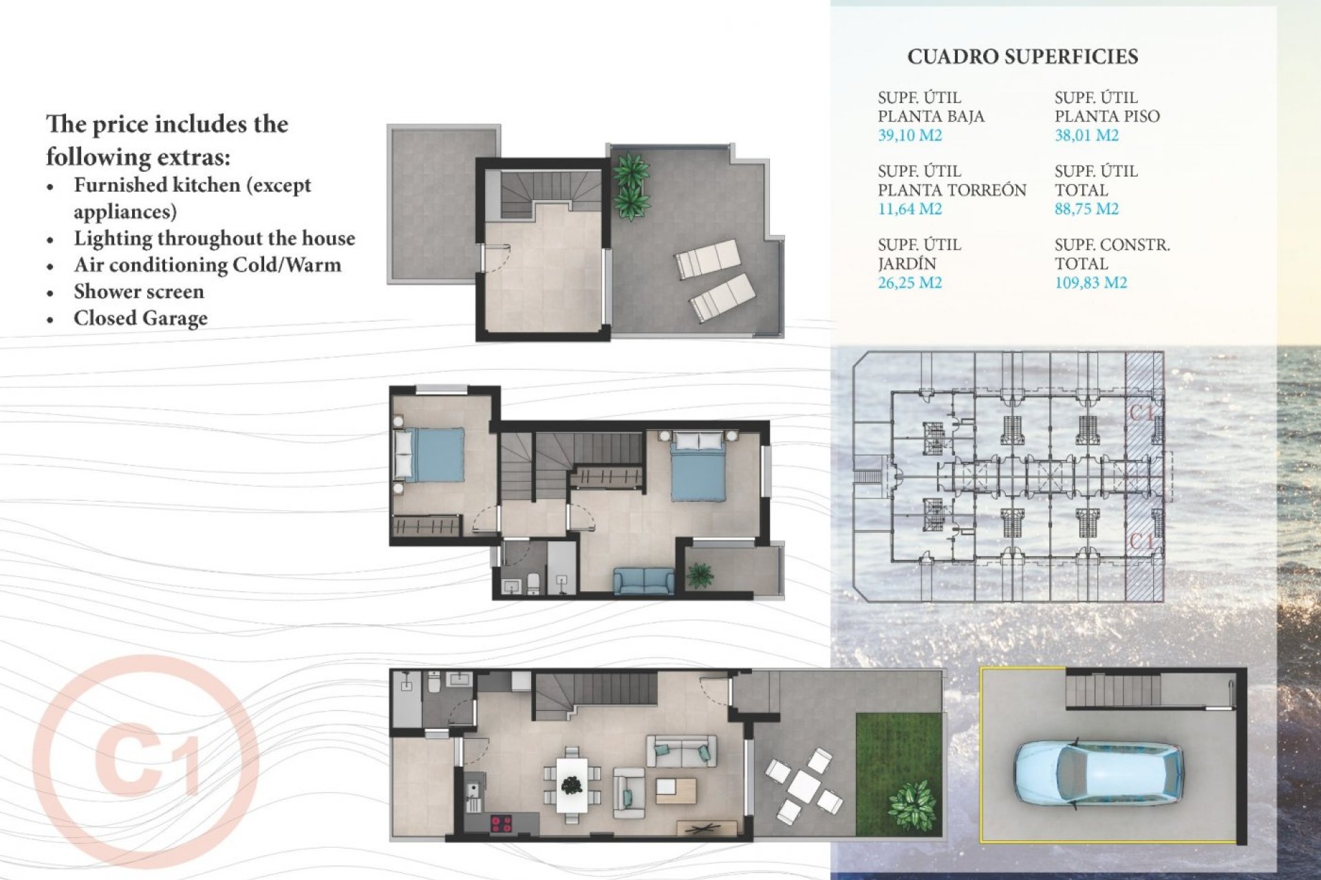 Nowy budynek - Town House -
La Manga del Mar Menor - La Manga