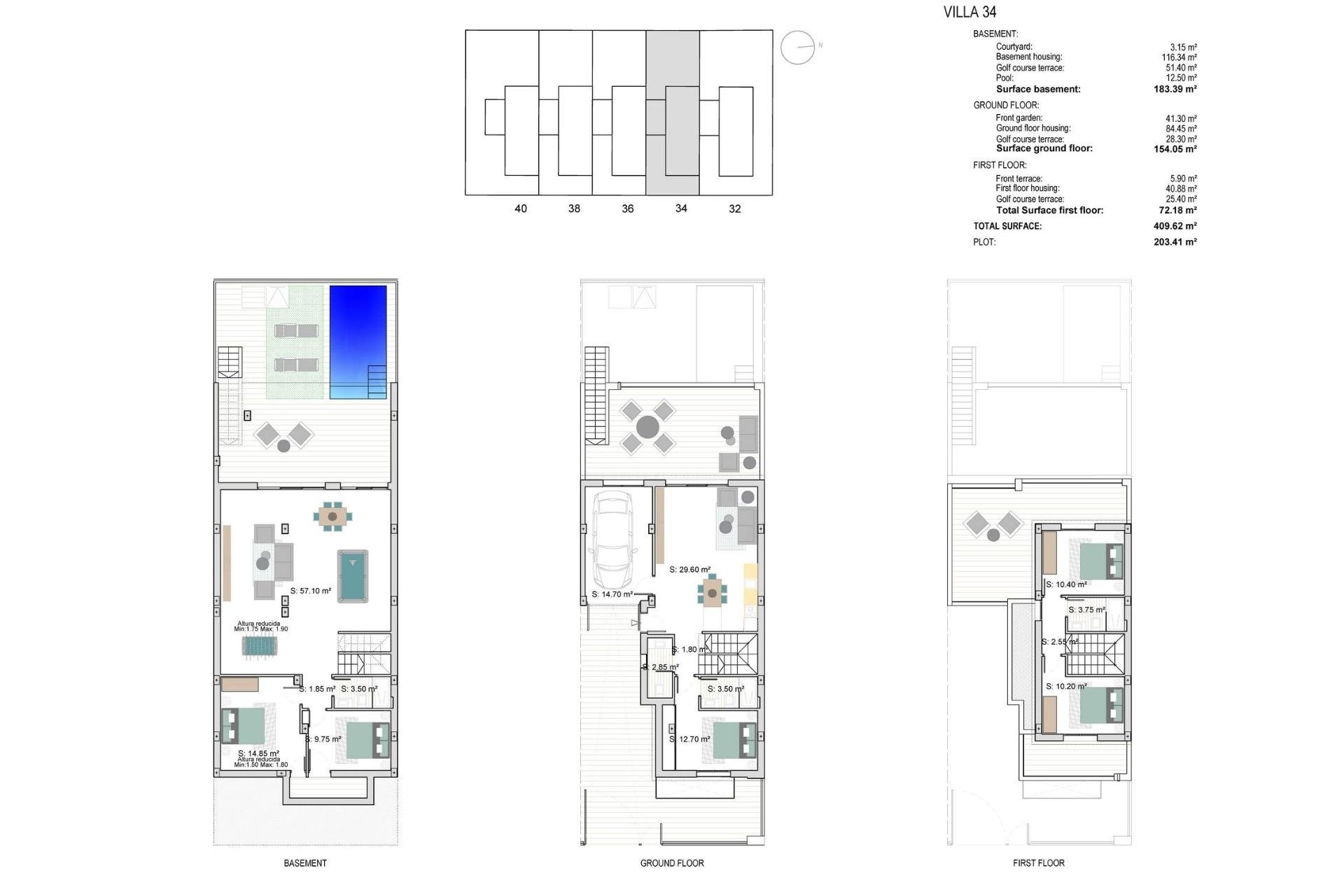 Nowy budynek - Town House -
Los Alcazares - Serena Golf