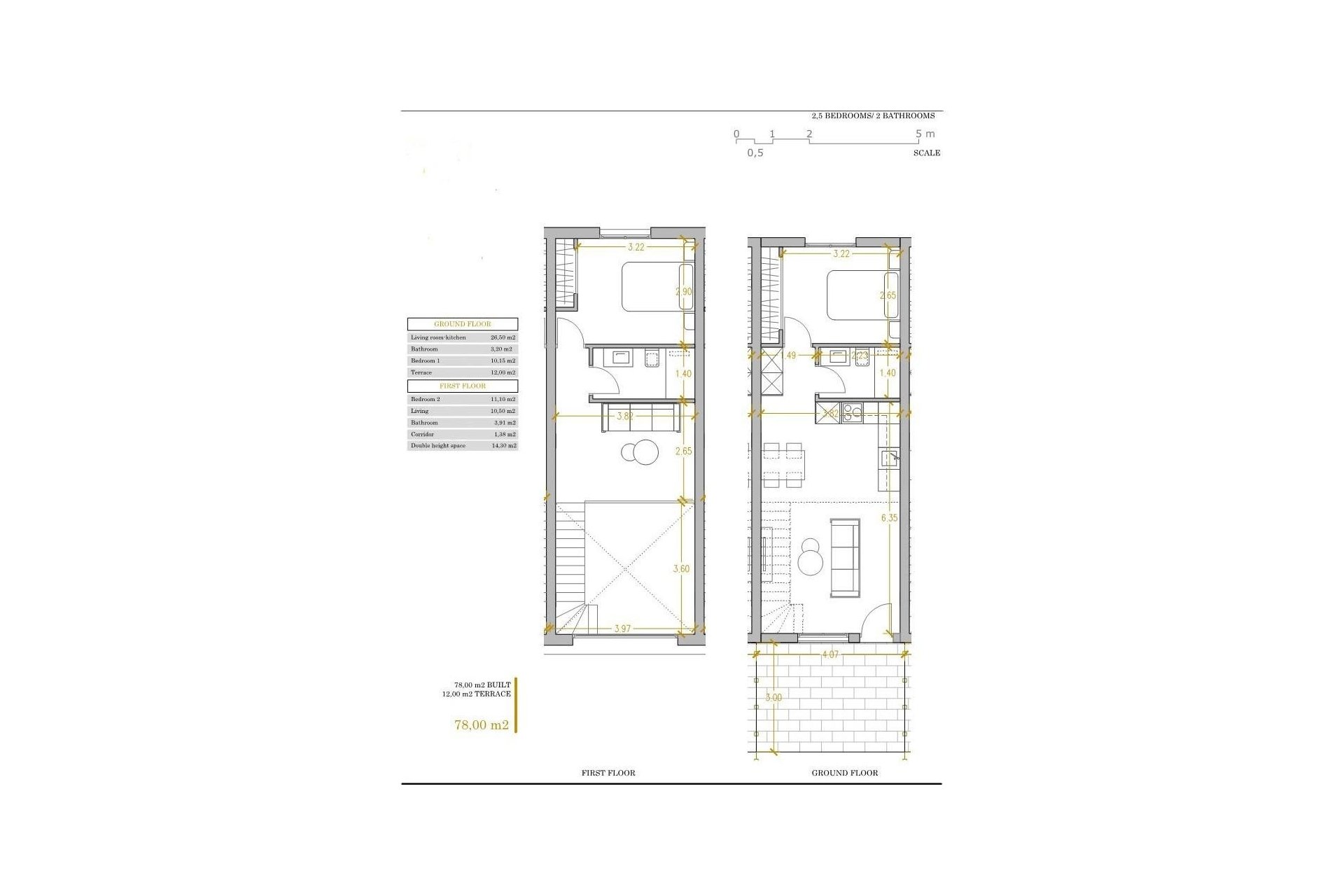 Nowy budynek - Town House -
Orihuela Costa - PAU 26