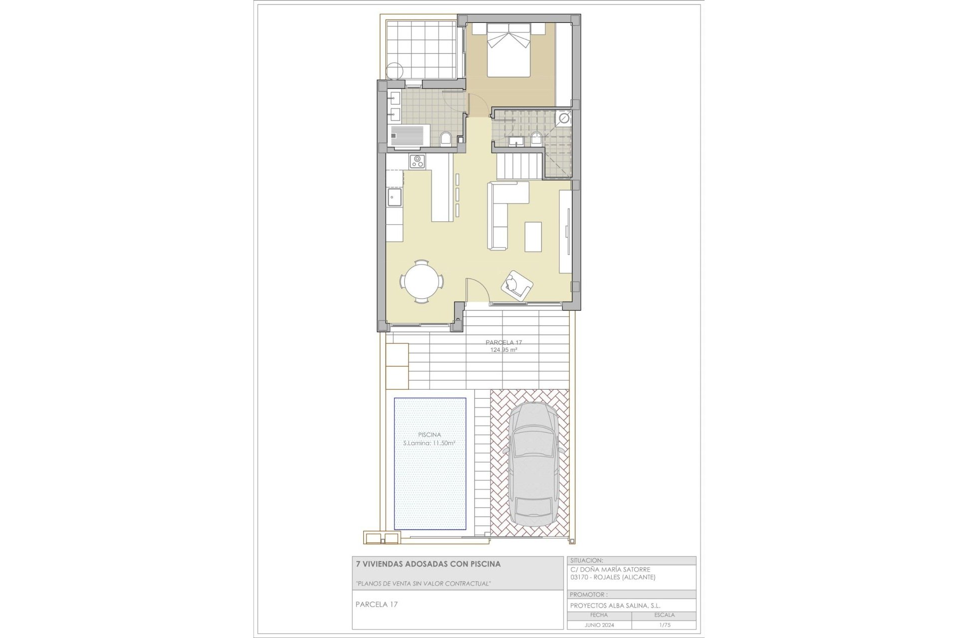 Nowy budynek - Town House -
Rojales - Pueblo