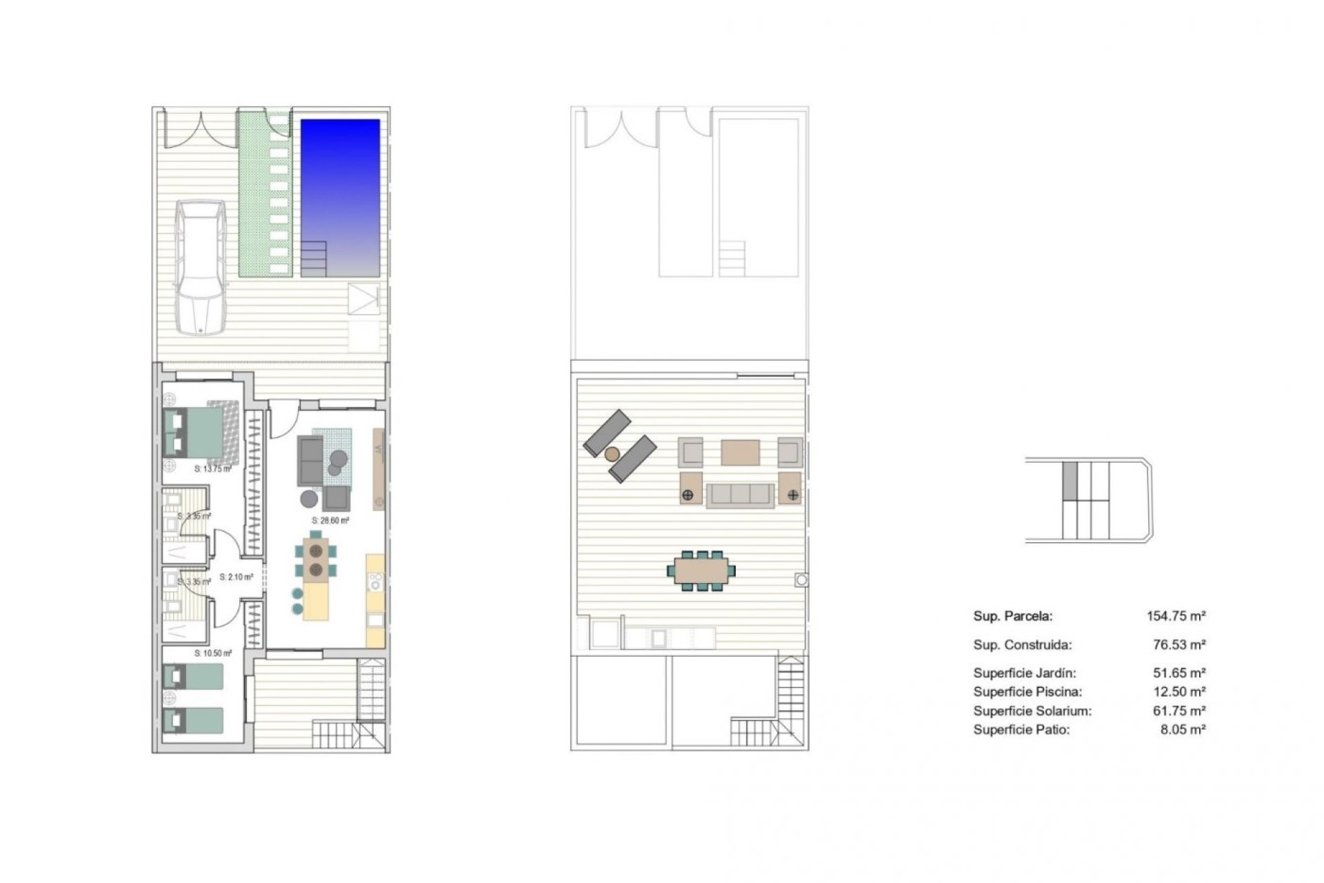 Nowy budynek - Town House -
San Javier - Parque del doce