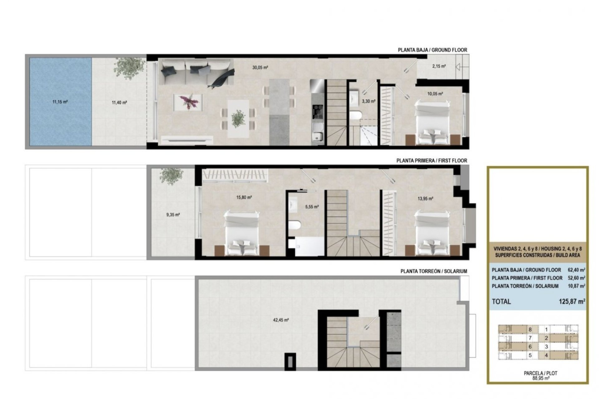 Nowy budynek - Town House -
San Javier - pueblo