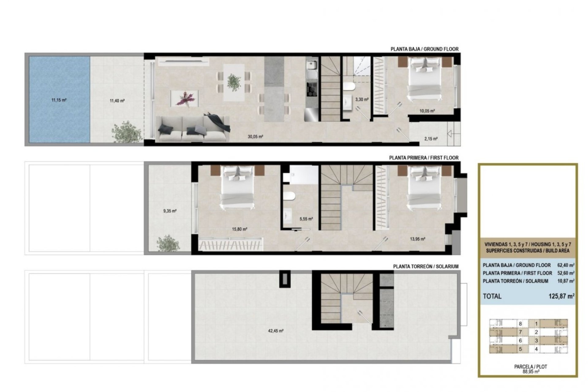 Nowy budynek - Town House -
San Javier - pueblo