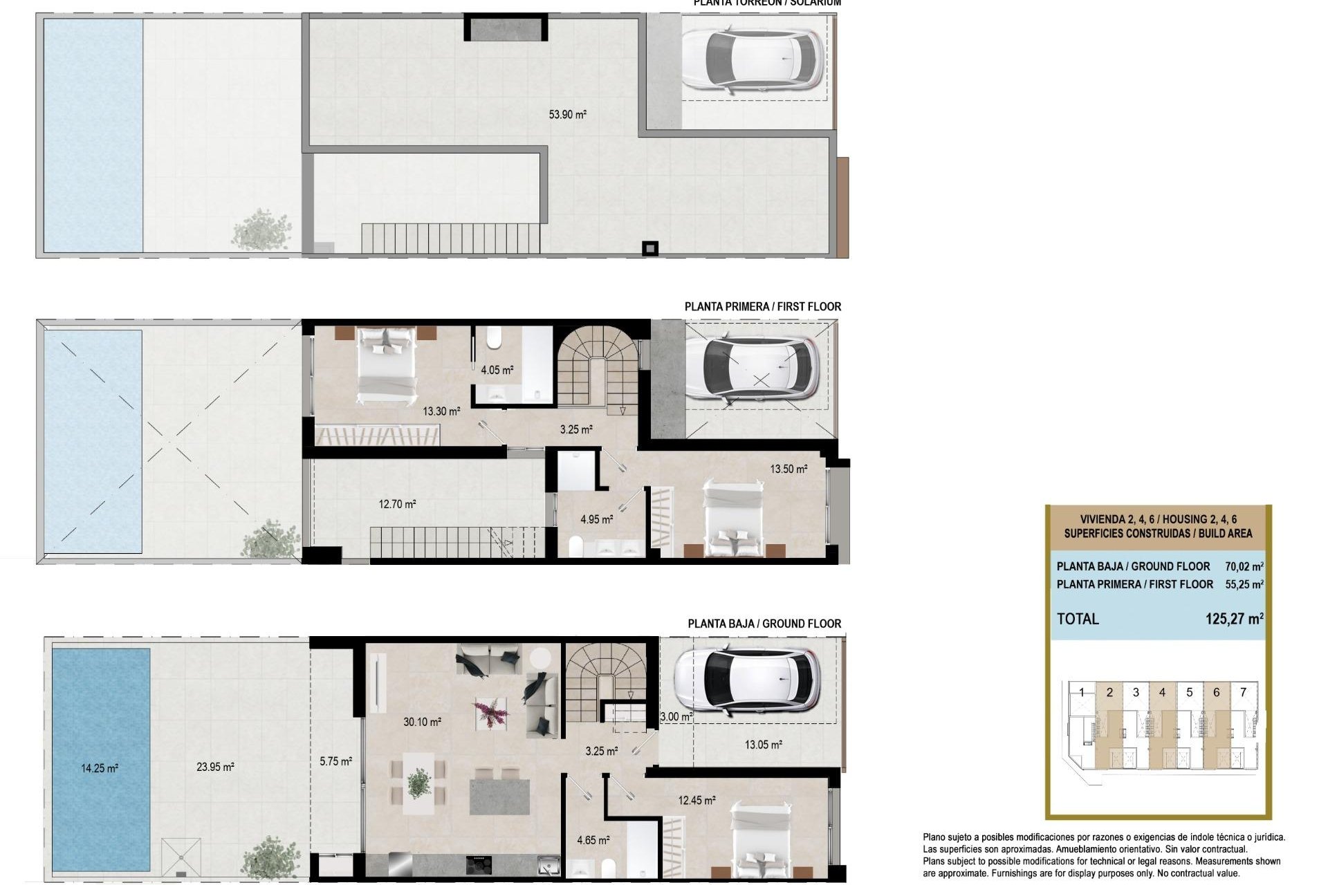 Nowy budynek - Town House -
San Javier - pueblo