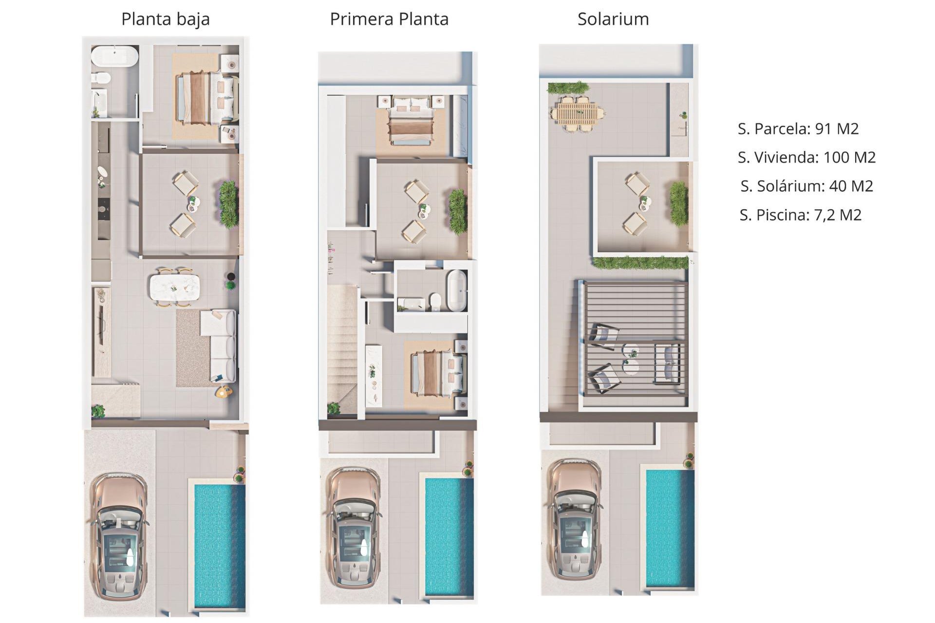 Nowy budynek - Town House -
San Pedro del Pinatar - Pueblo