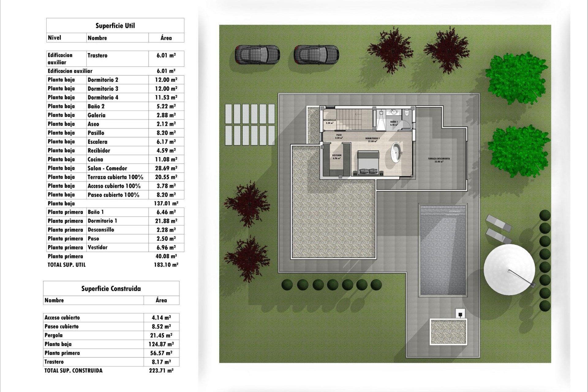 Nowy budynek - Villa -
Aspe - Poligono 19