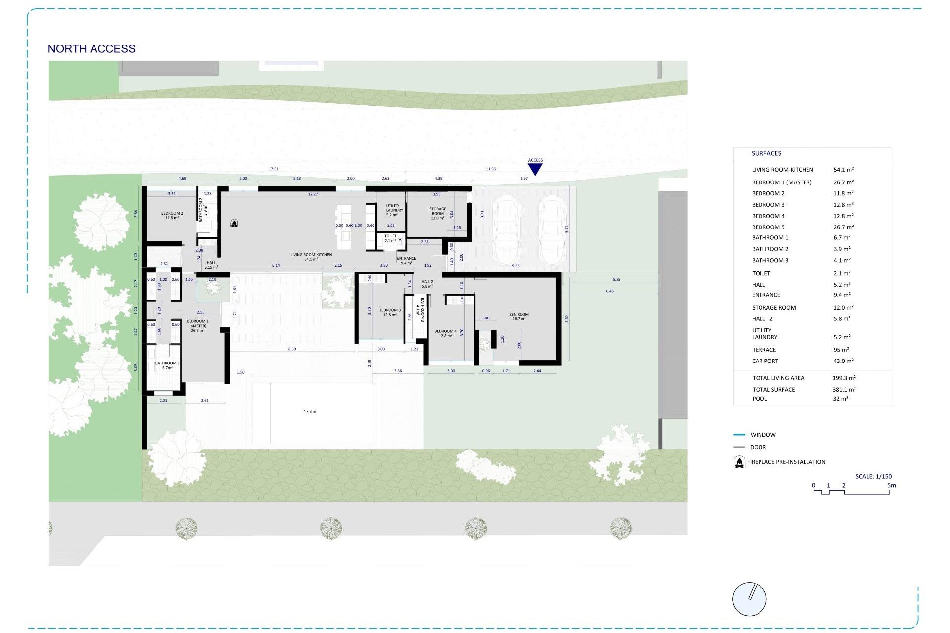 Nowy budynek - Villa -
Banos y Mendigo - Altaona Golf