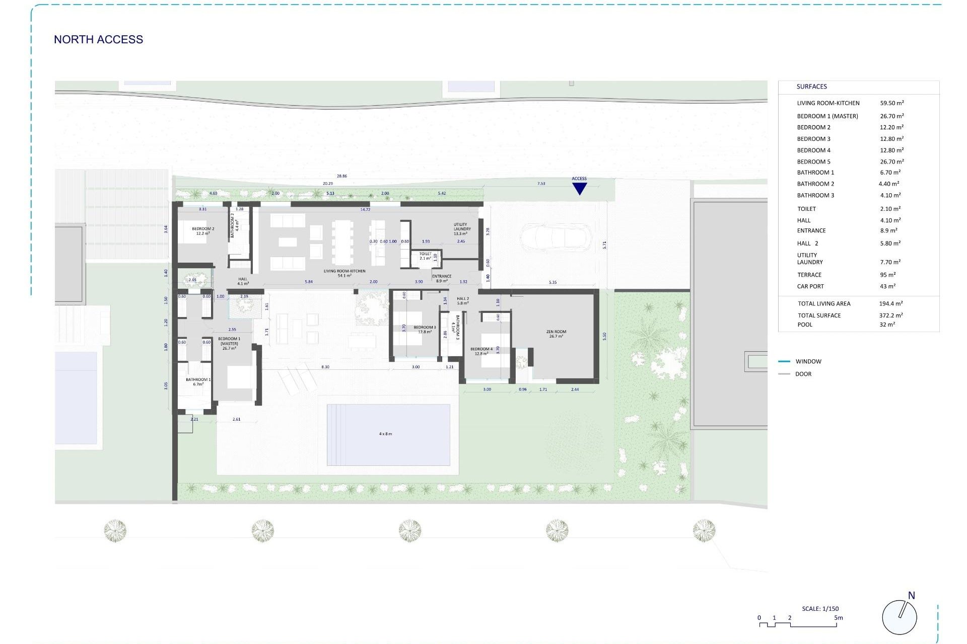 Nowy budynek - Villa -
Banos y Mendigo - Altaona Golf