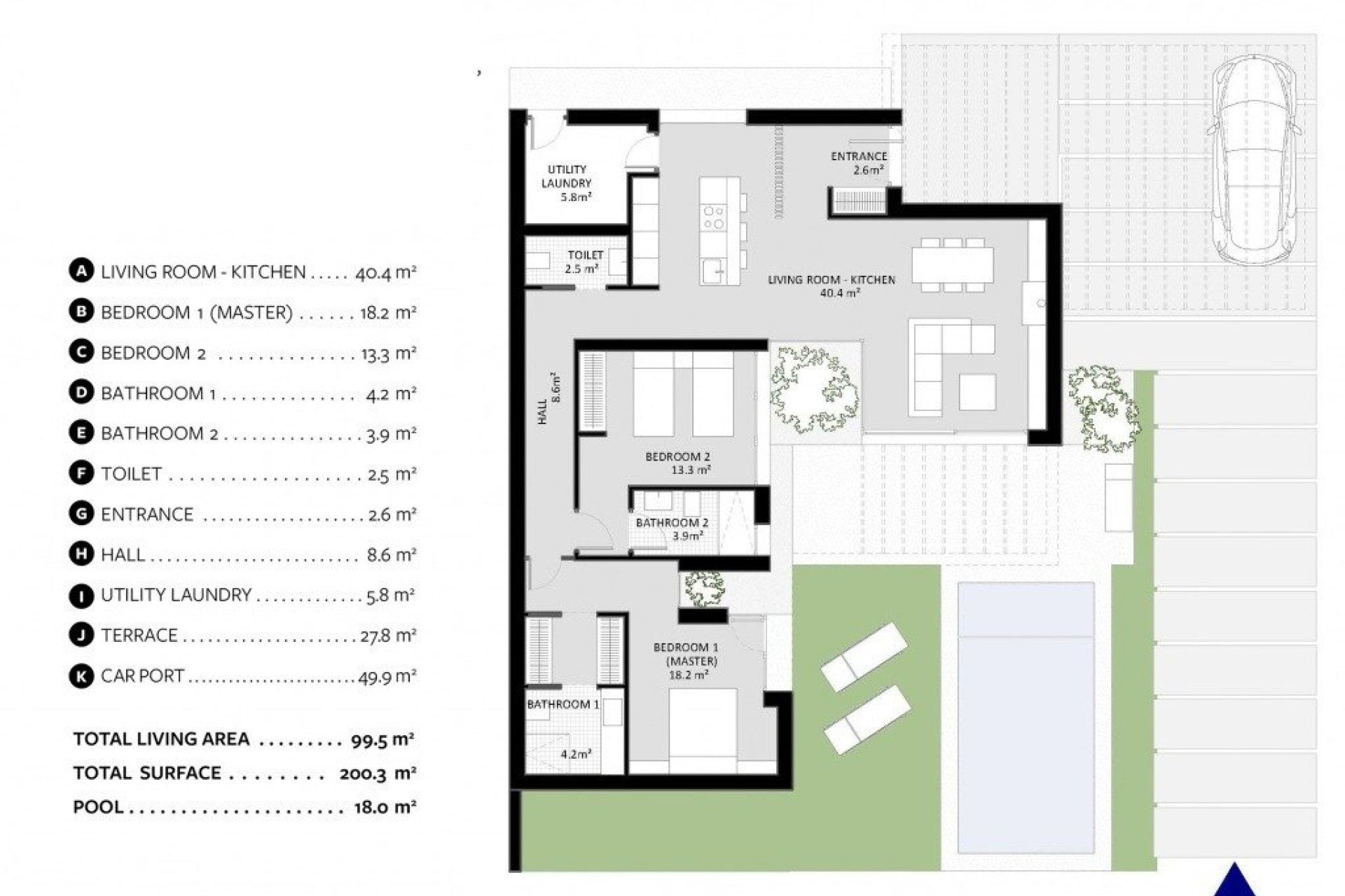 Nowy budynek - Villa -
Banos y Mendigo - Altaona Golf