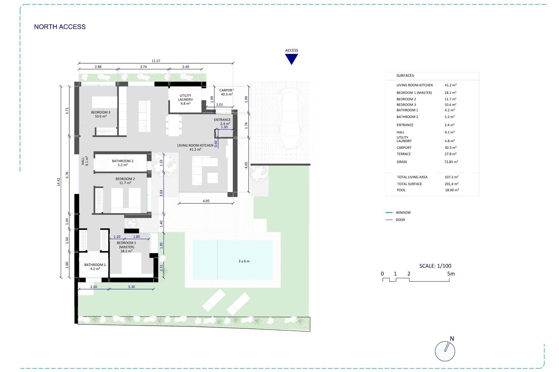 Nowy budynek - Villa -
Banos y Mendigo - Altaona Golf