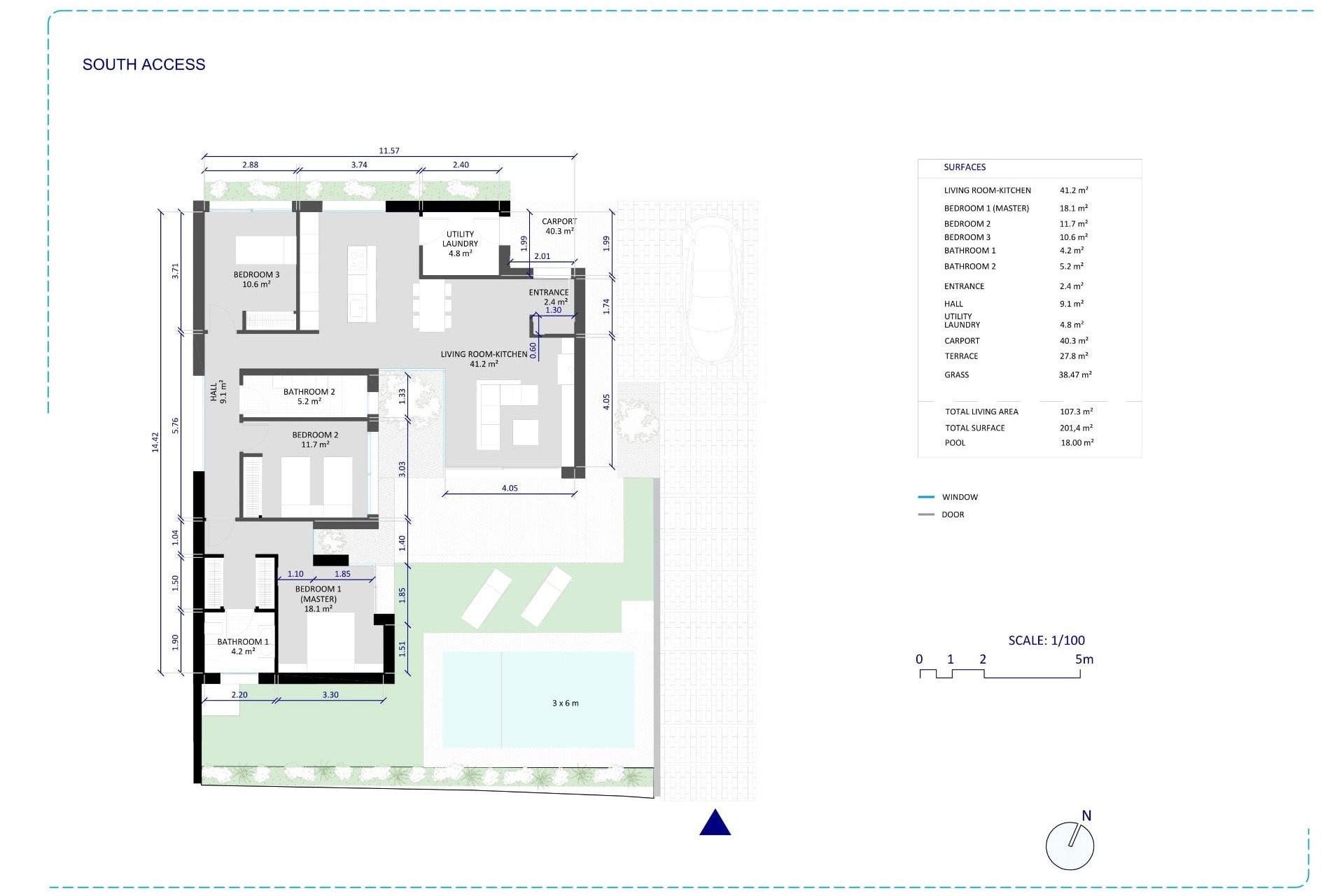 Nowy budynek - Villa -
Banos y Mendigo - Altaona Golf