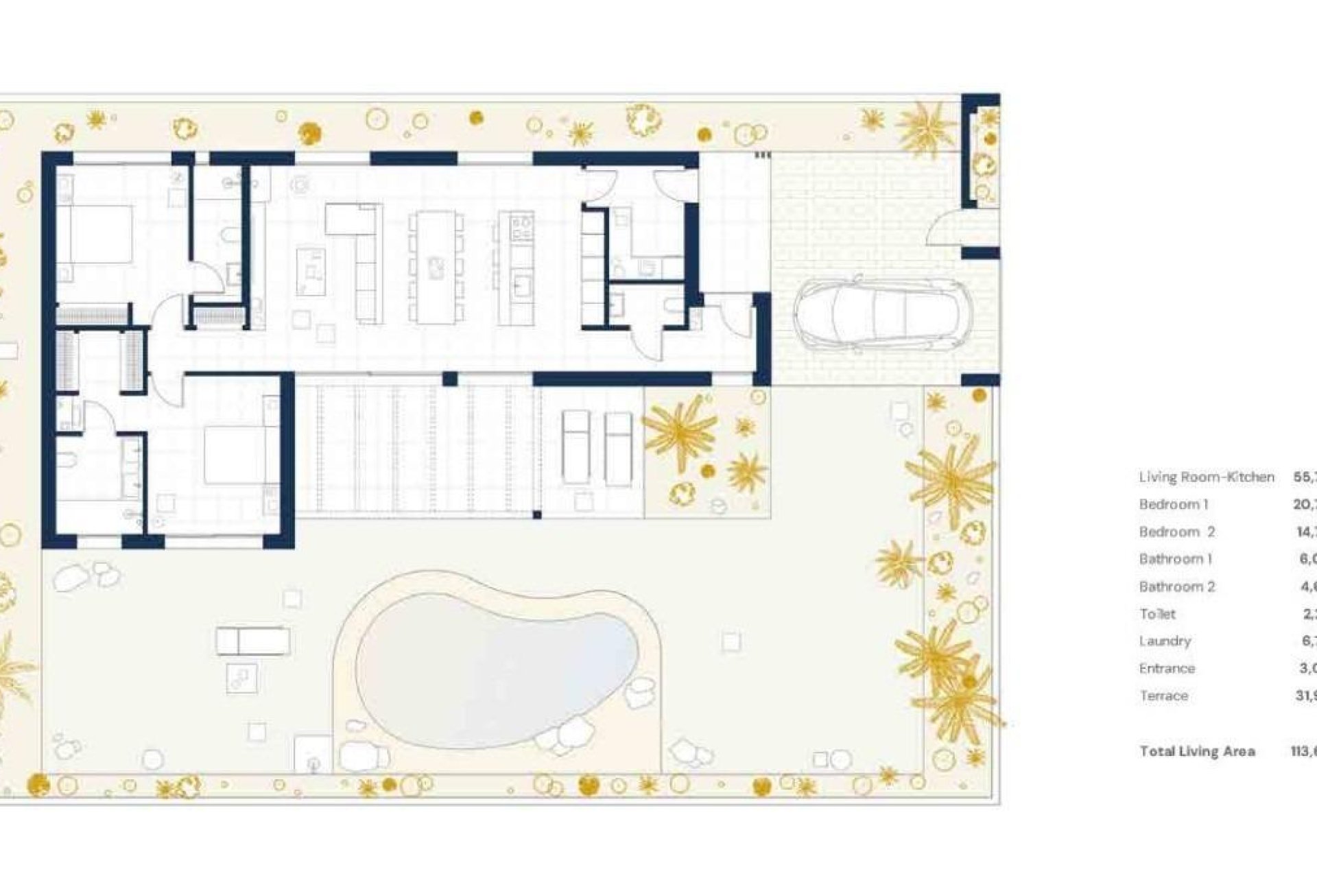 Nowy budynek - Villa -
Banos y Mendigo - Altaona Golf