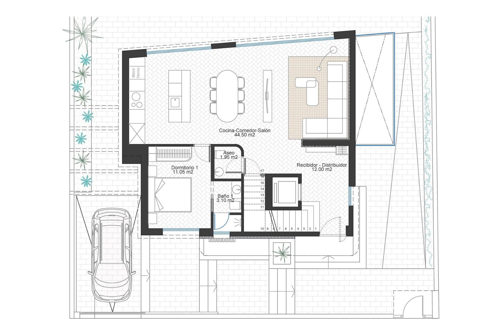 Nowy budynek - Villa -
Cabo de Palos - Cala Flores