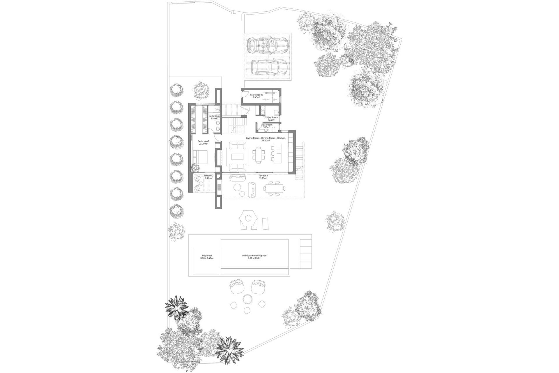 Nowy budynek - Villa -
Cuevas Del Almanzora - Desert Springs Golf Club