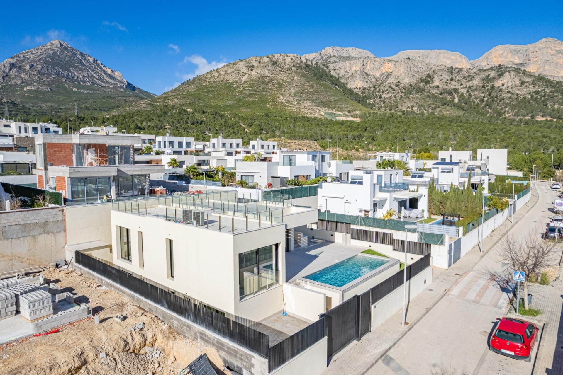 Nowy budynek - Villa -
Polop - La Alberca