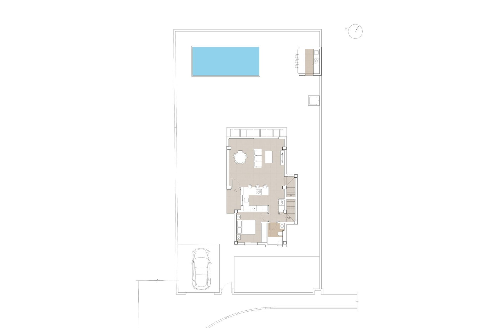 Nowy budynek - Villa -
Polop - Novapolop