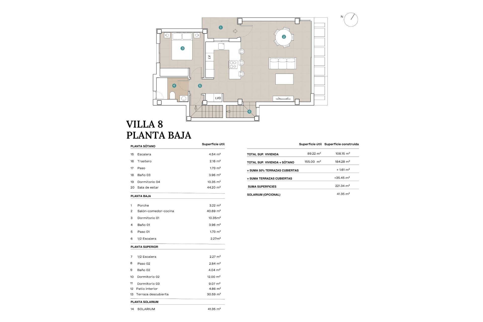 Nowy budynek - Villa -
Polop - Novapolop