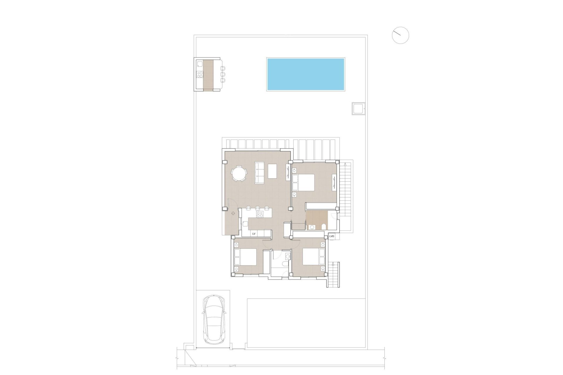 Nowy budynek - Villa -
Polop - Novapolop
