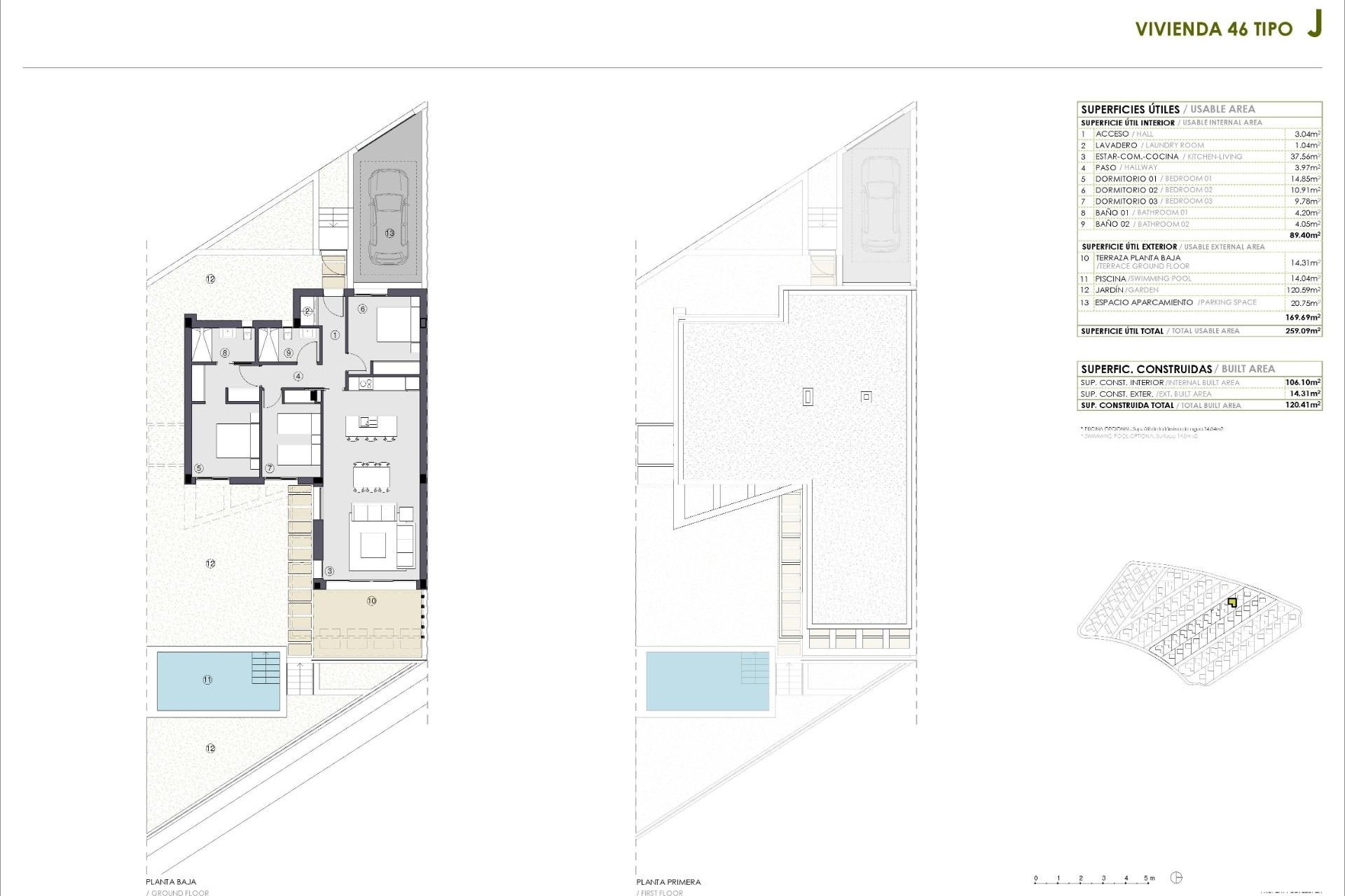 Nowy budynek - Villa -
Polop - PAU 1
