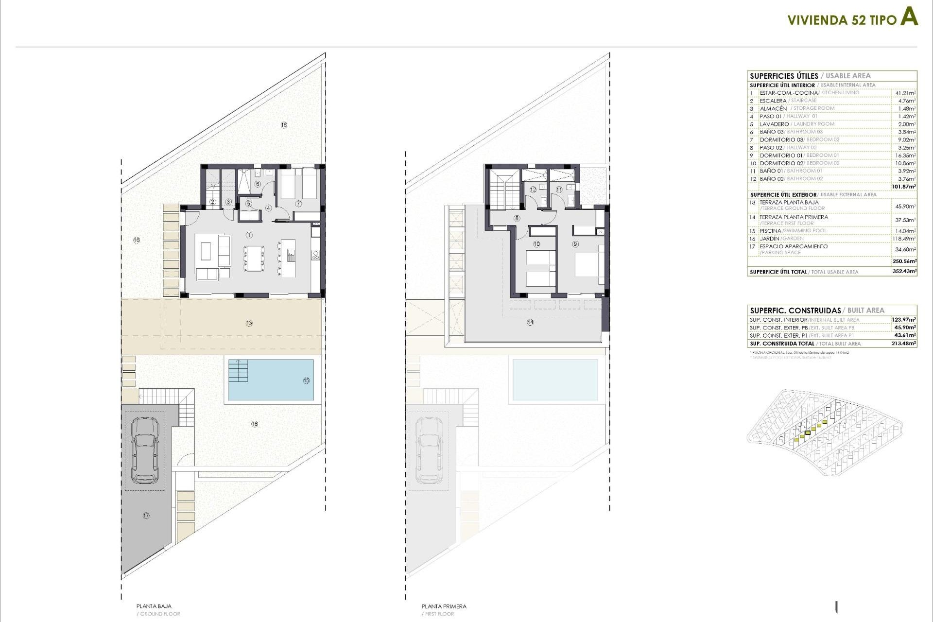 Nowy budynek - Villa -
Polop - PAU 1