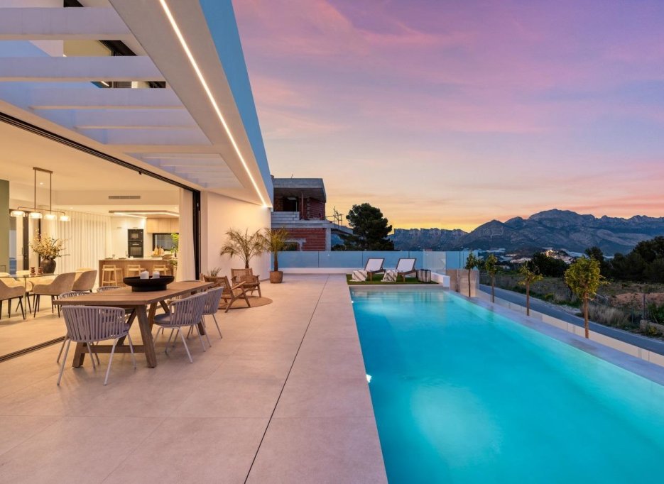 Nowy budynek - Villa -
Polop - Urbanizaciones