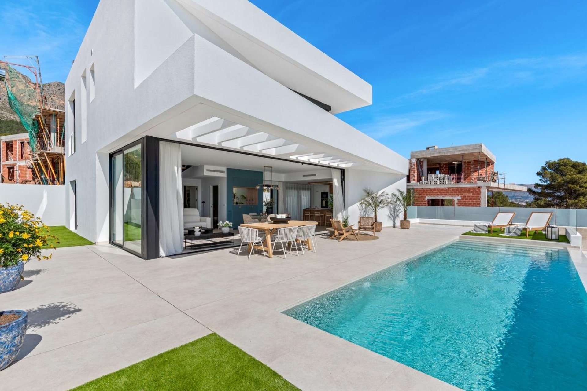 Nowy budynek - Villa -
Polop - Urbanizaciones