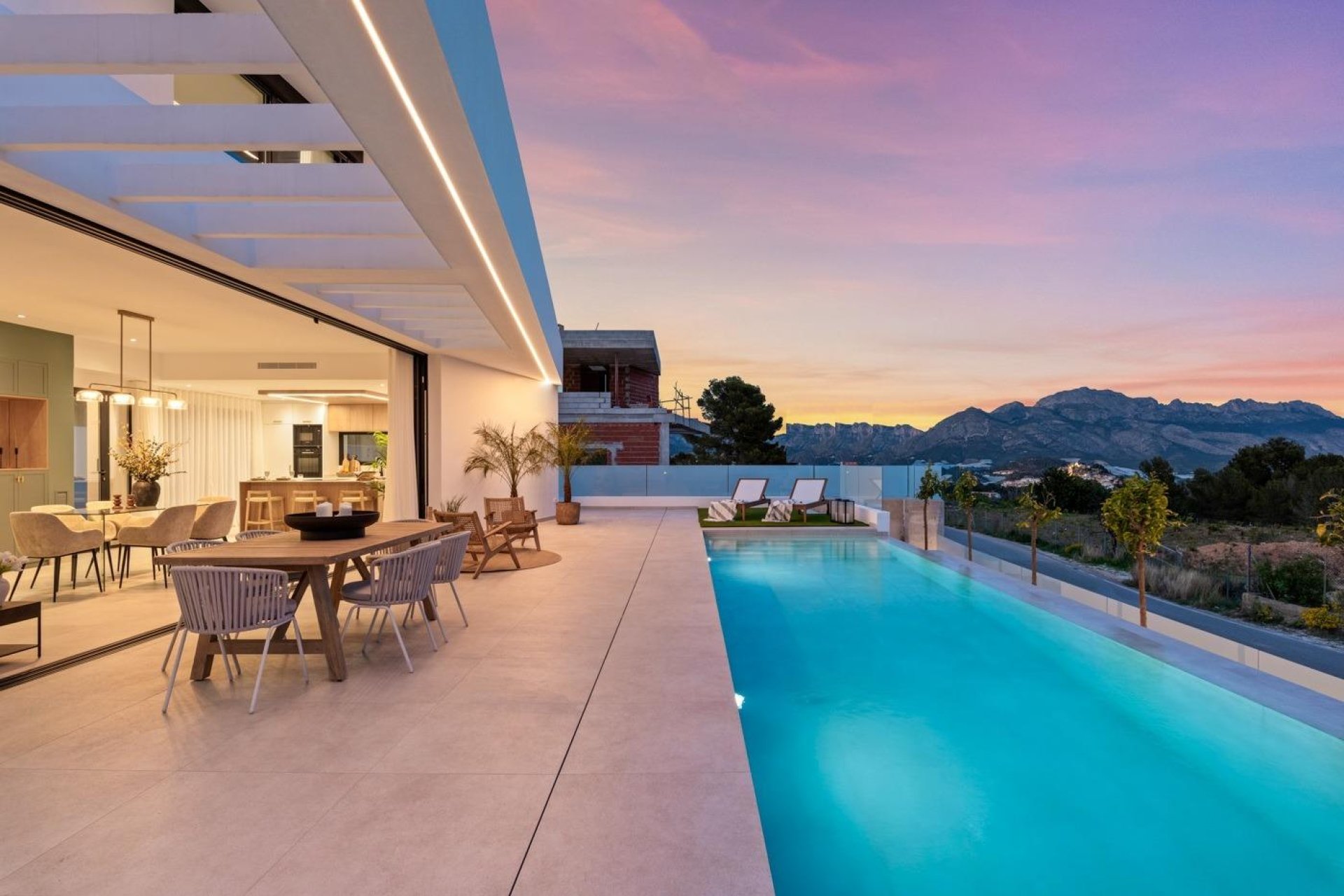 Nowy budynek - Villa -
Polop - Urbanizaciones