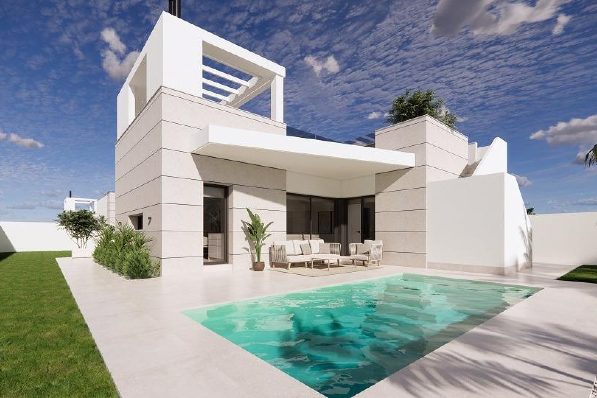 Nowy budynek - Villa -
Torrevieja - San Luis