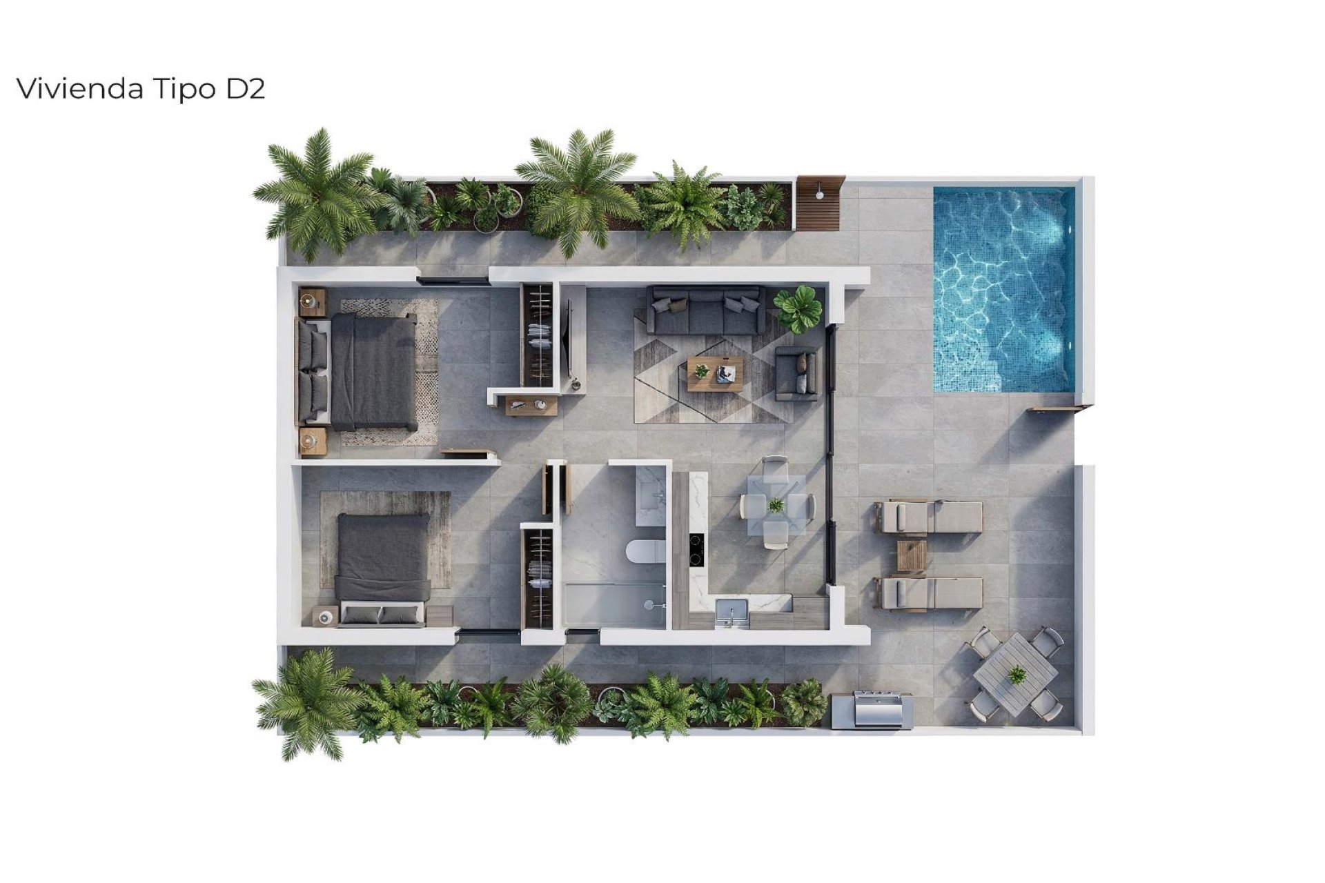 Nowy budynek - Villa -
Vera - Vera Playa