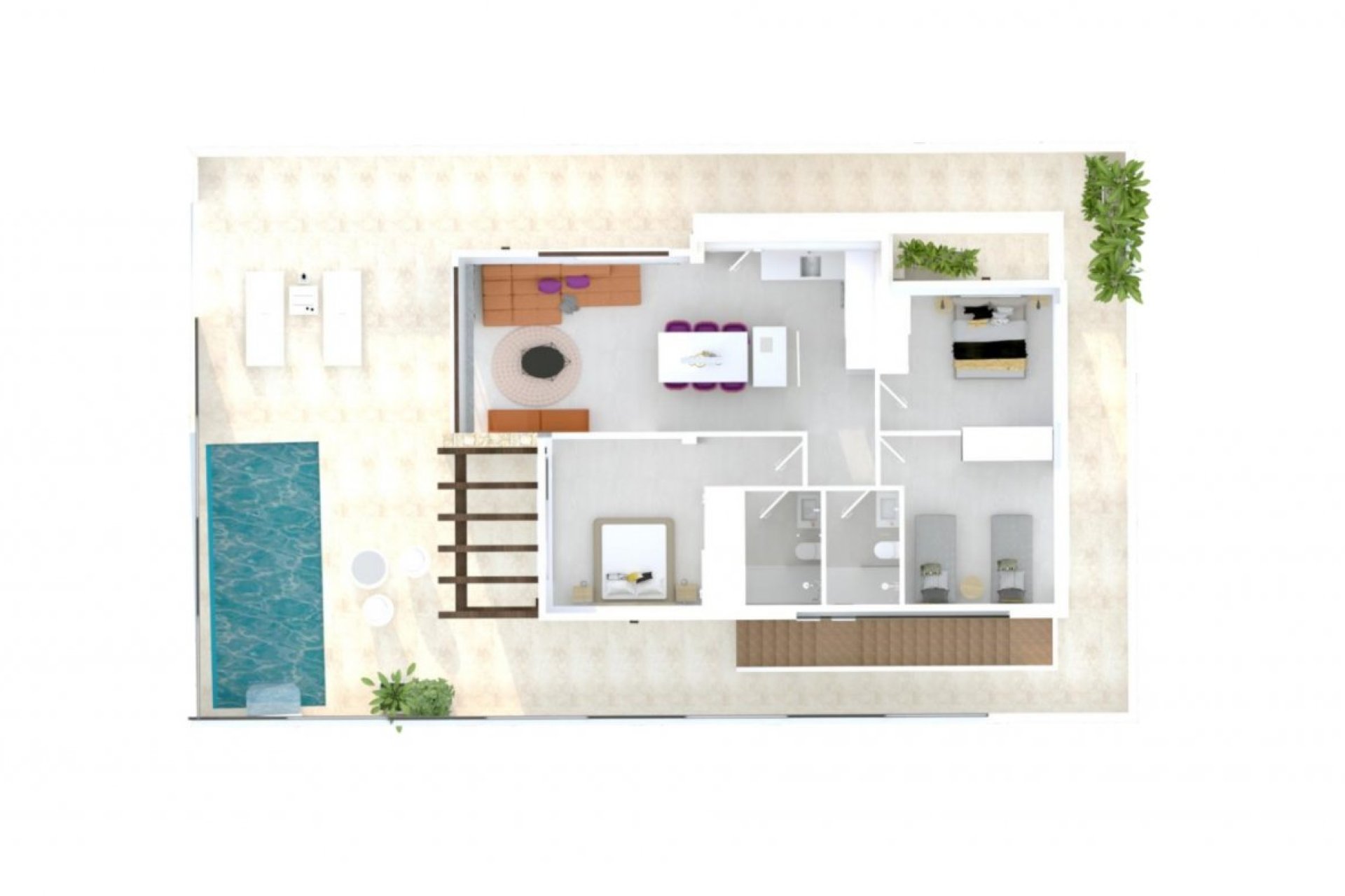 Nowy budynek - Villa -
Vera - Vera Playa