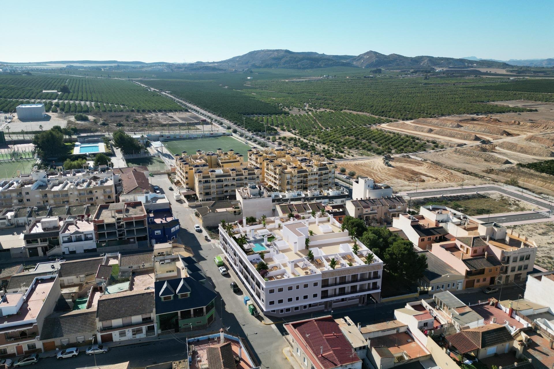 Obra nueva - Apartmento -
Algorfa - Pueblo