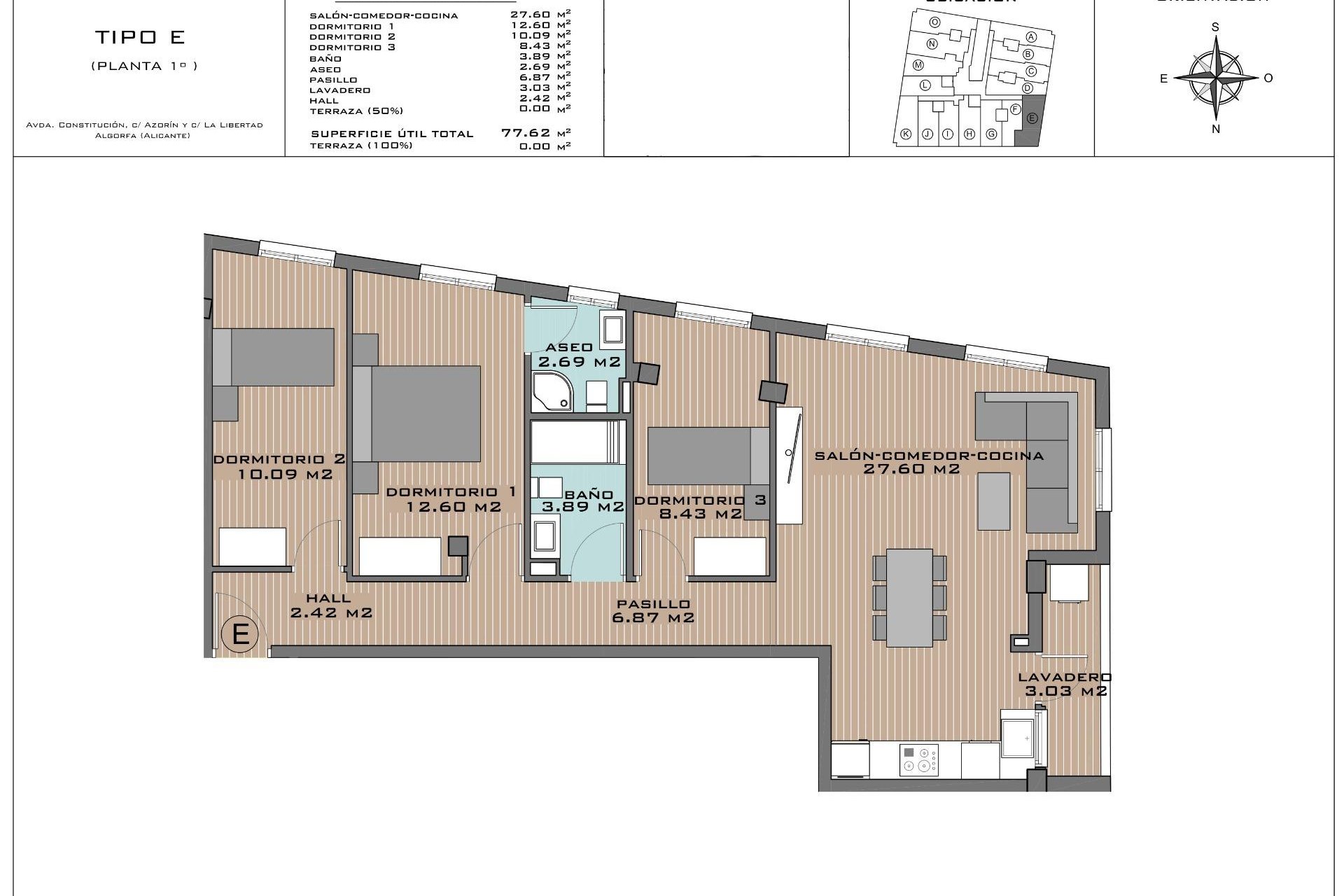 Obra nueva - Apartmento -
Algorfa - Pueblo