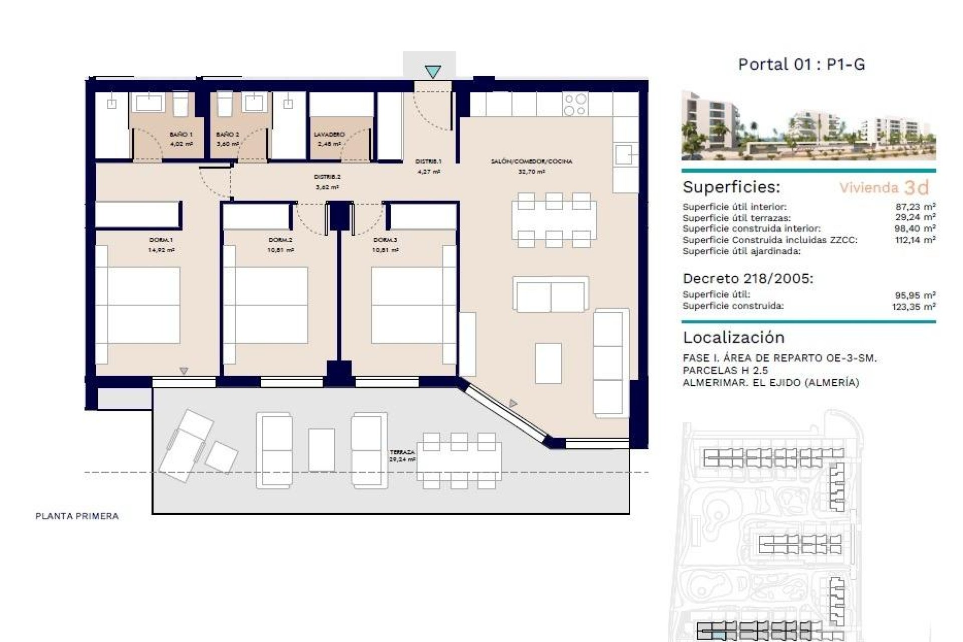 Obra nueva - Apartmento -
Almerimar