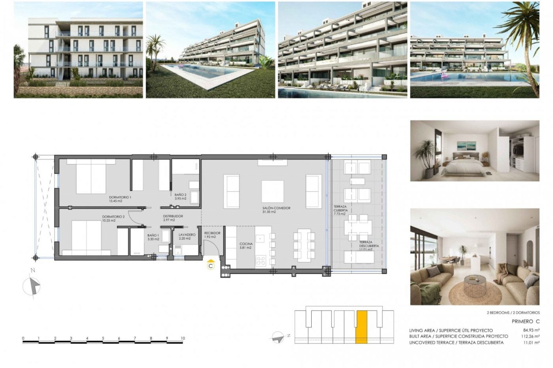 Obra nueva - Apartmento -
Cartagena - Mar De Cristal