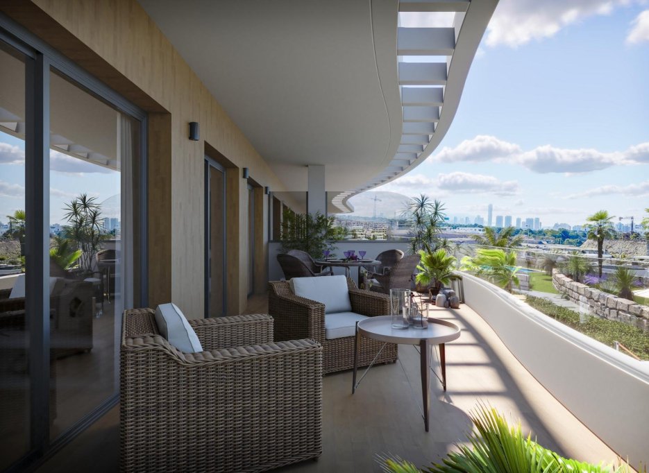 Obra nueva - Apartmento -
Finestrat - Campana Garden