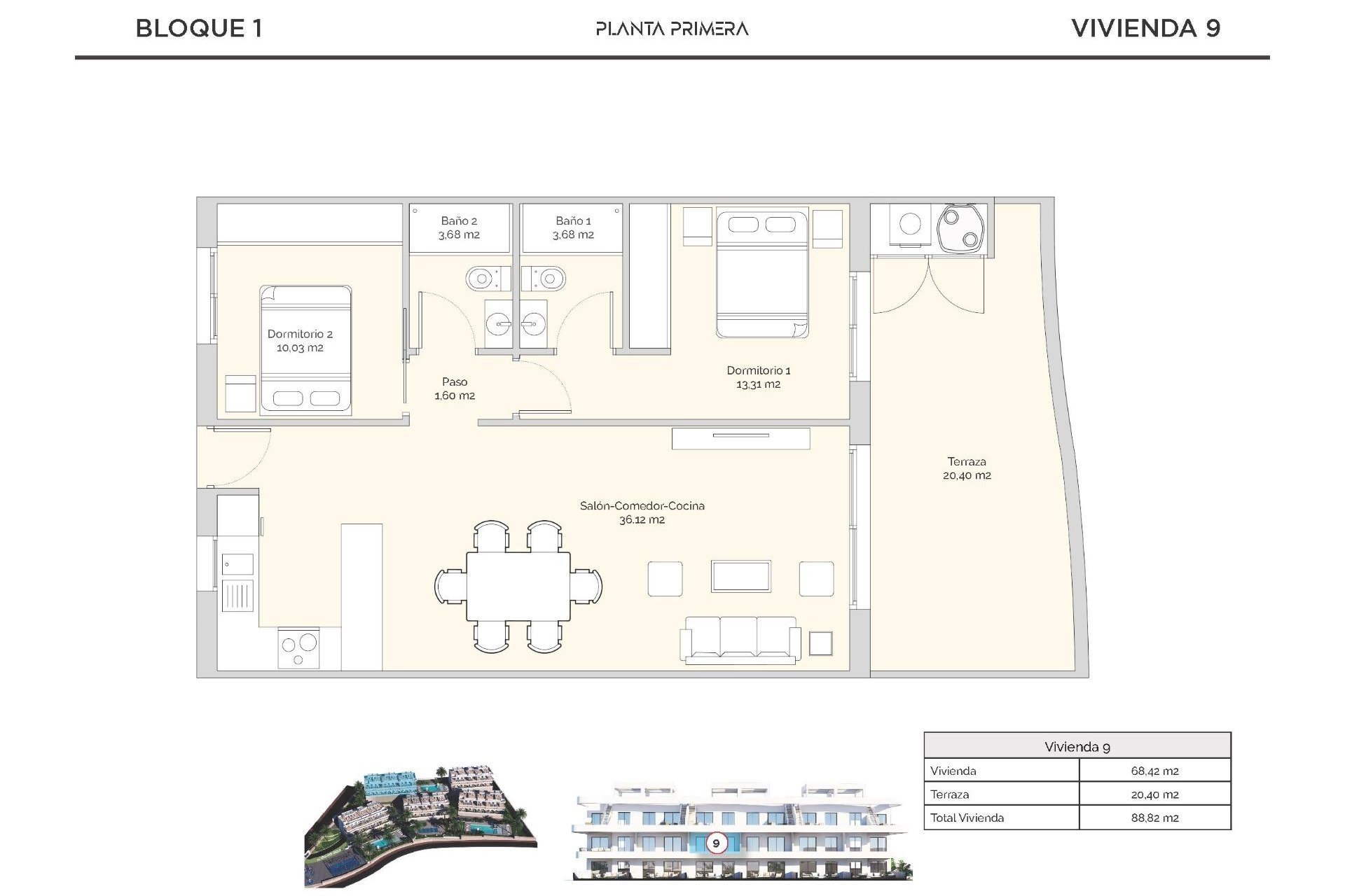 Obra nueva - Apartmento -
Finestrat - Puig Campana Golf