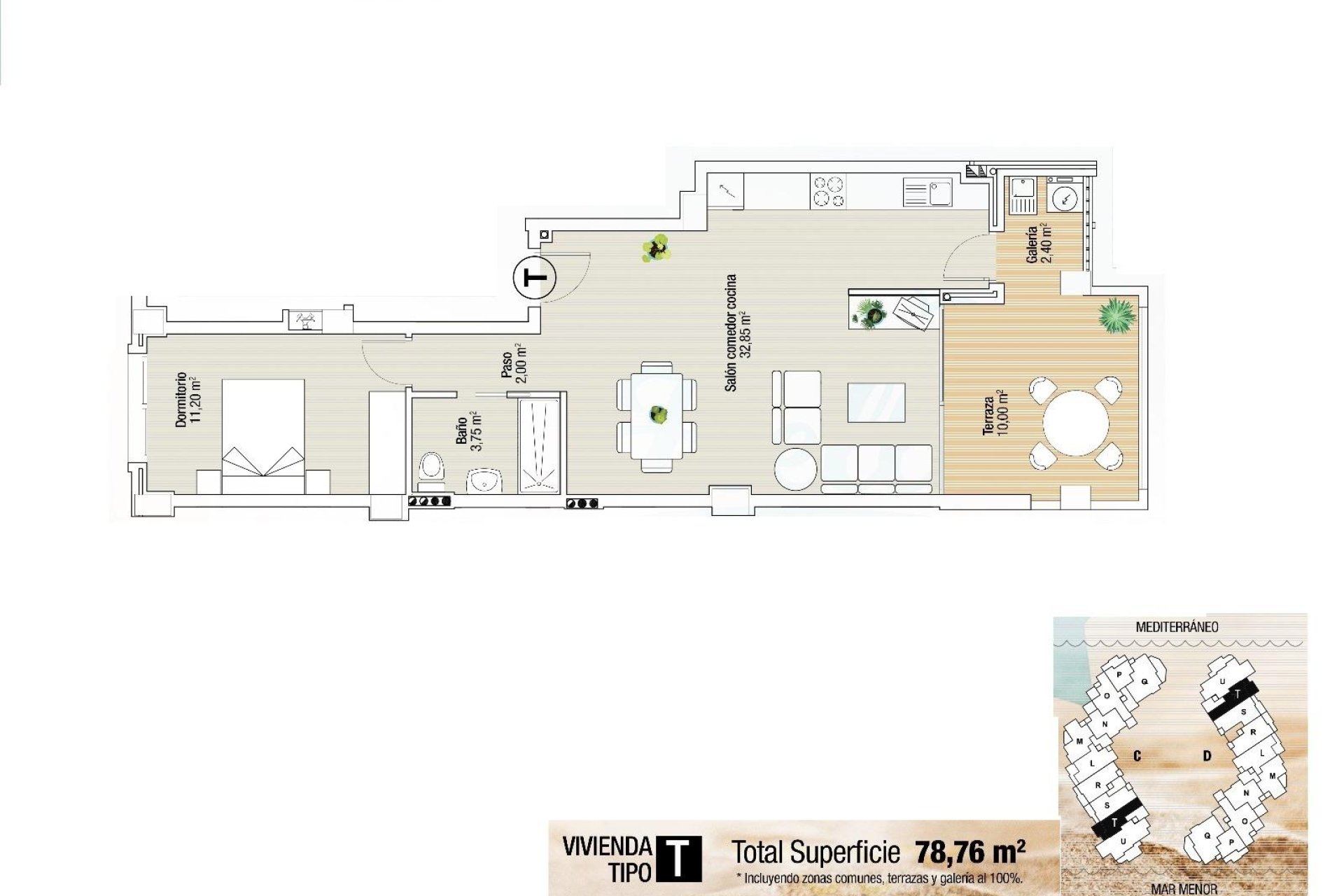 Obra nueva - Apartmento -
La Manga del Mar Menor - La Manga