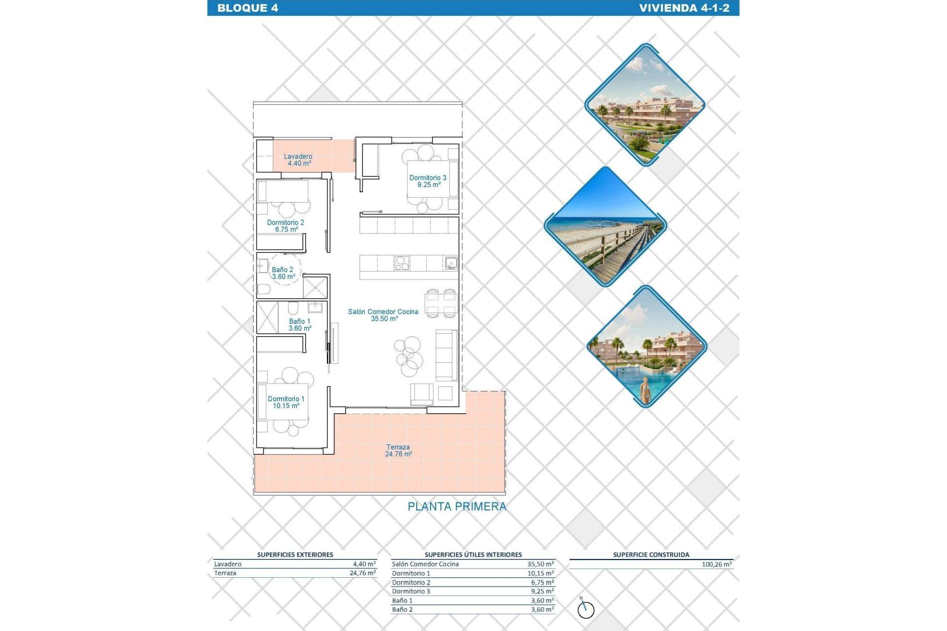 Obra nueva - Apartmento -
Pilar de la Horadada - Lo Monte